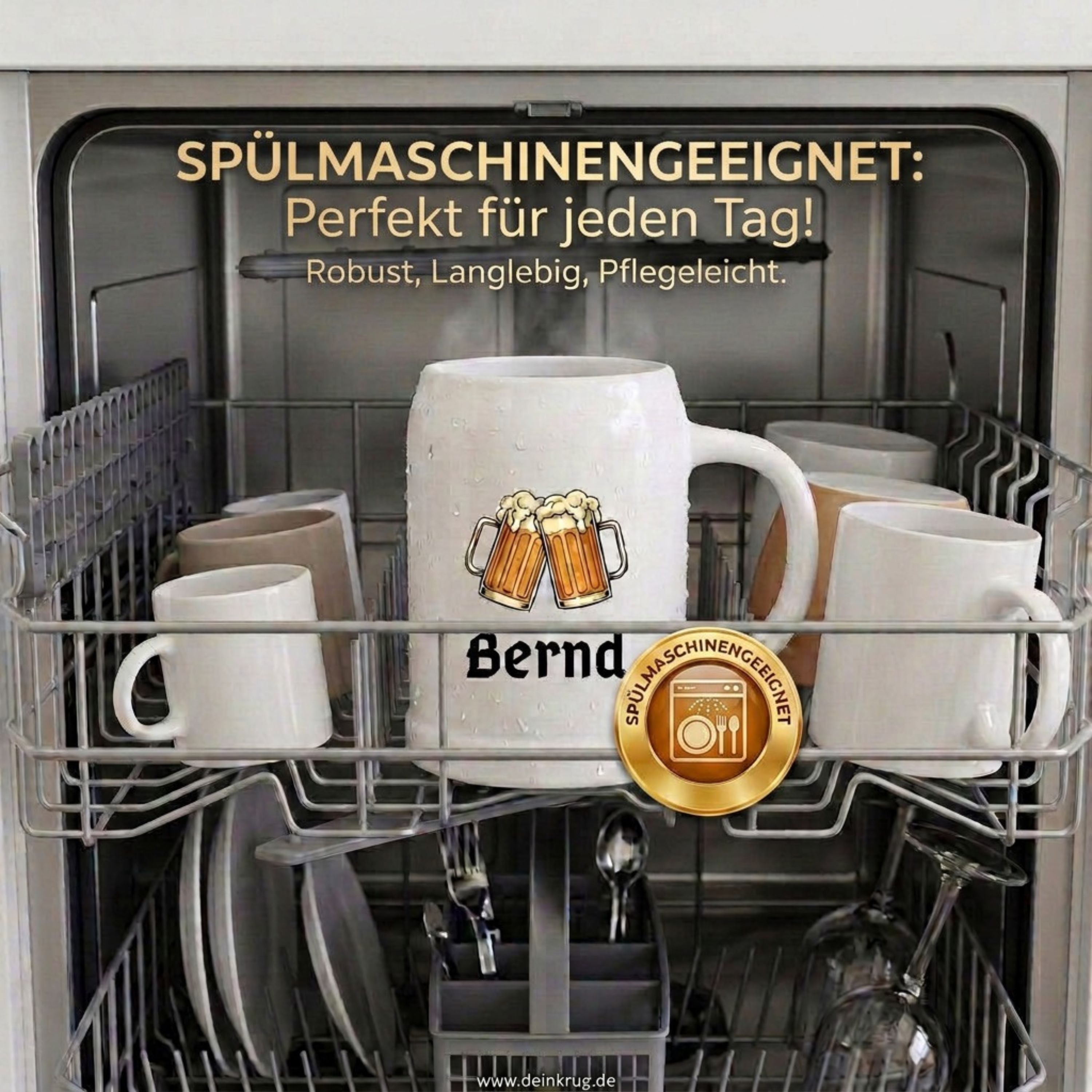 Bierkrug Keramik personalisiert - Prost
