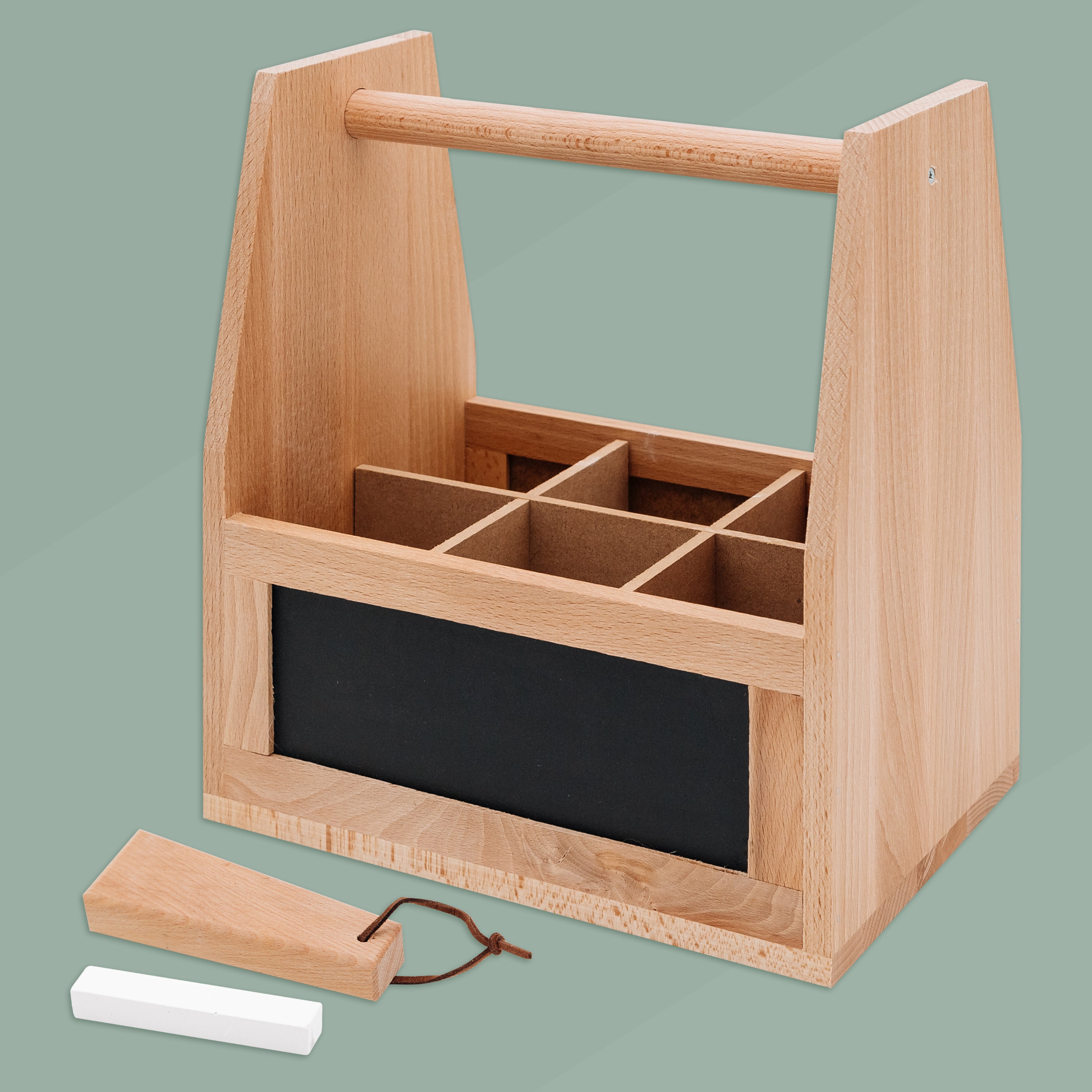 Bierträger Holz mit Tafel