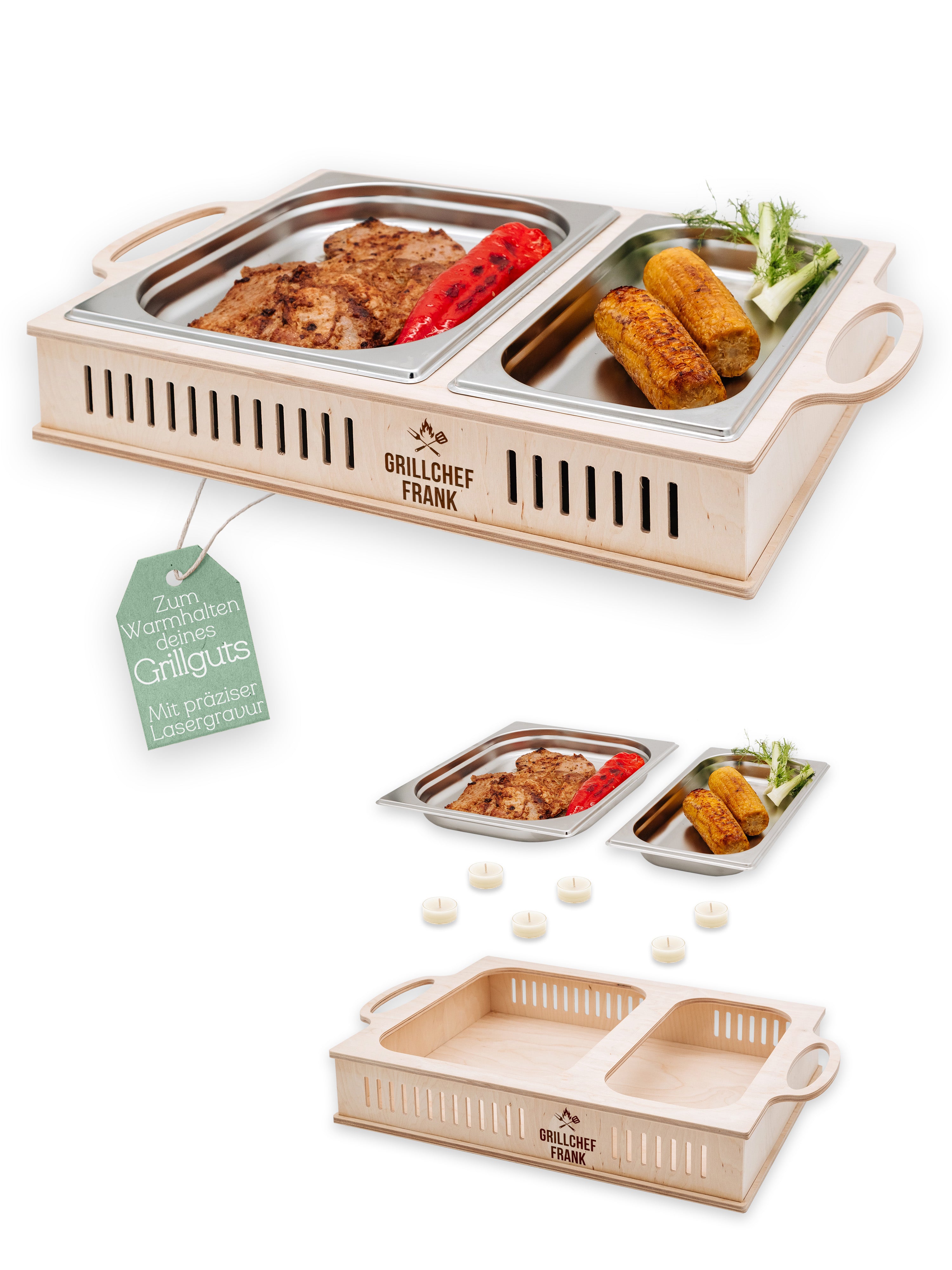 Warmhalteplatte - Grillchef