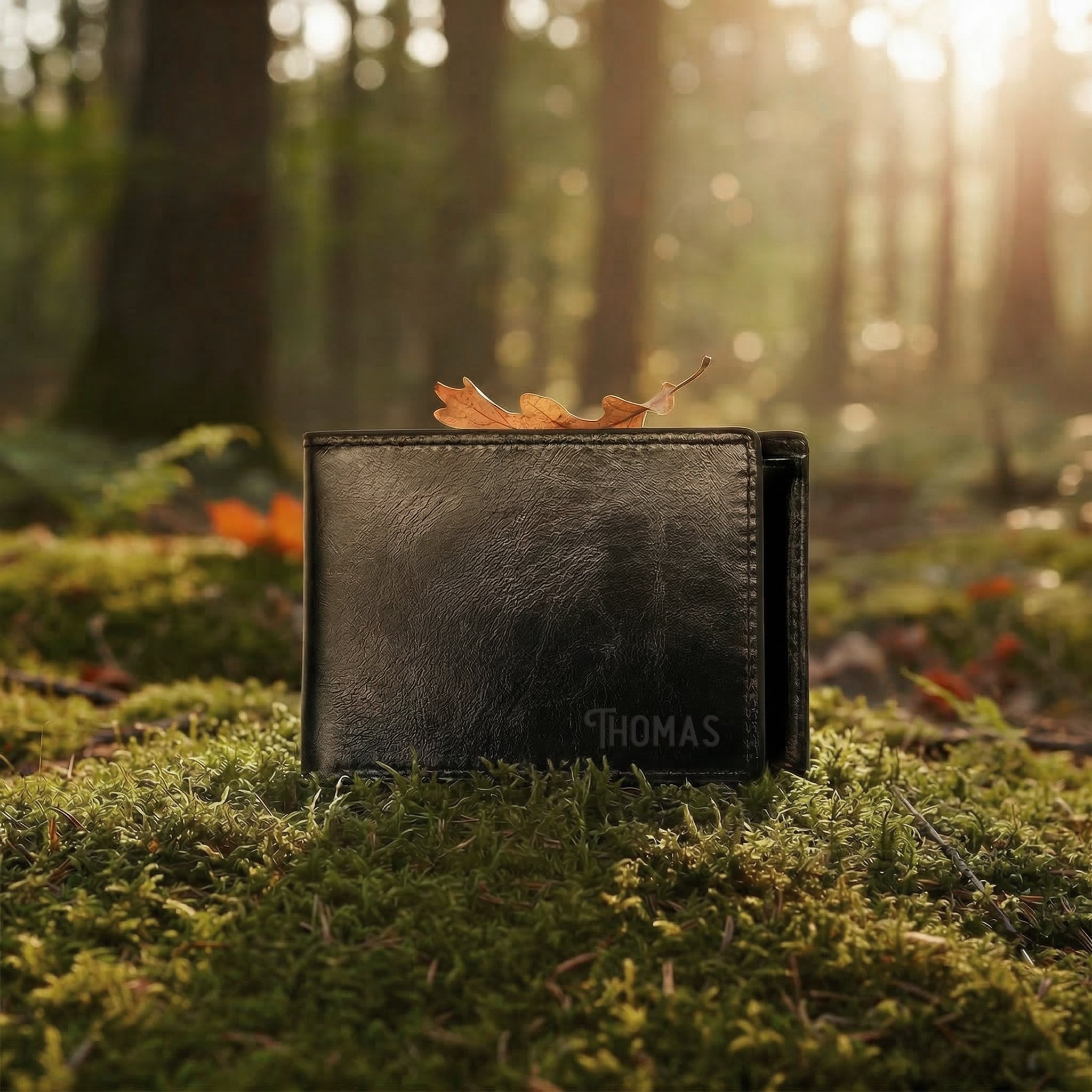 Geldbörse mit Geldklammer - Wunschname