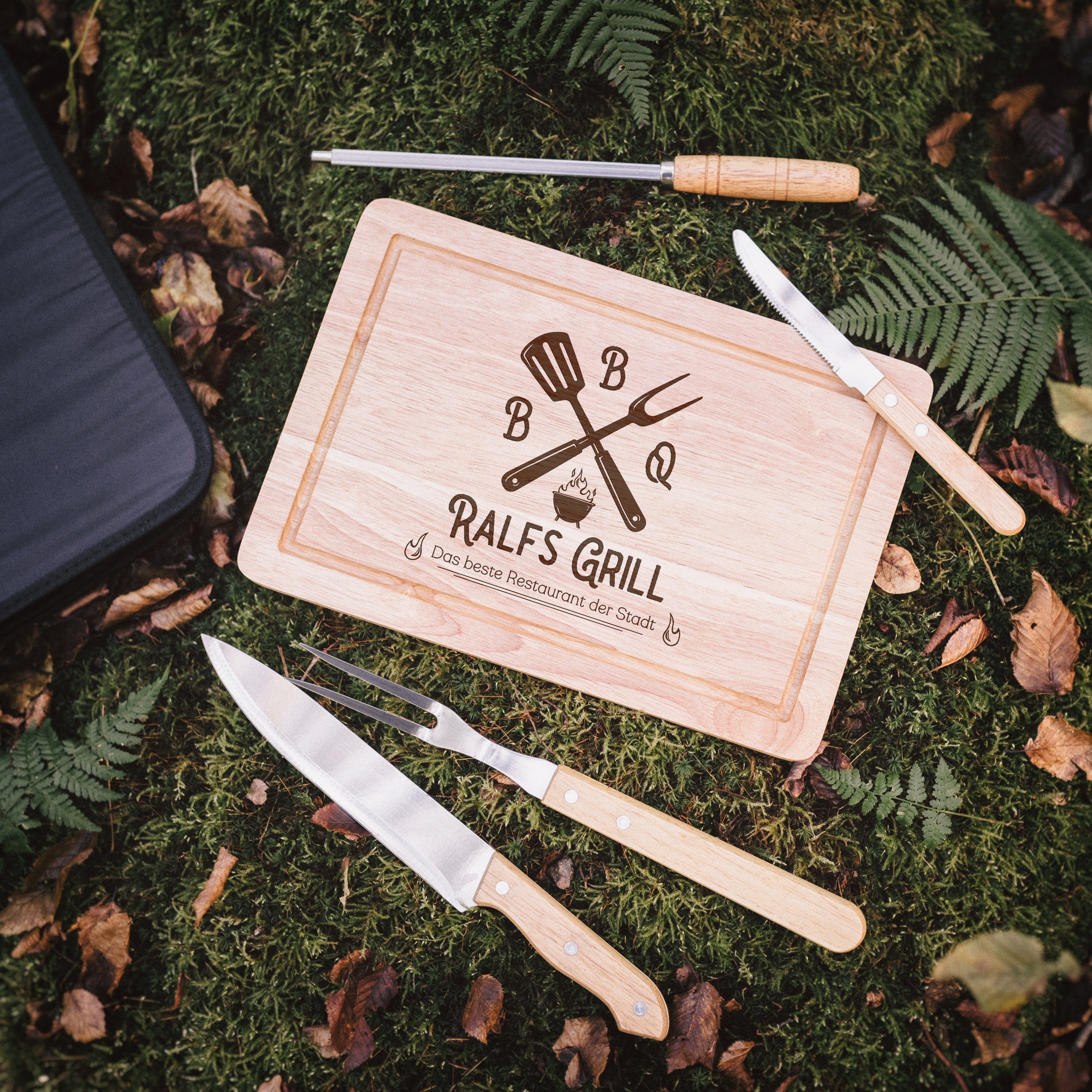 Grillset und Tasche - BBQ Grillbesteck