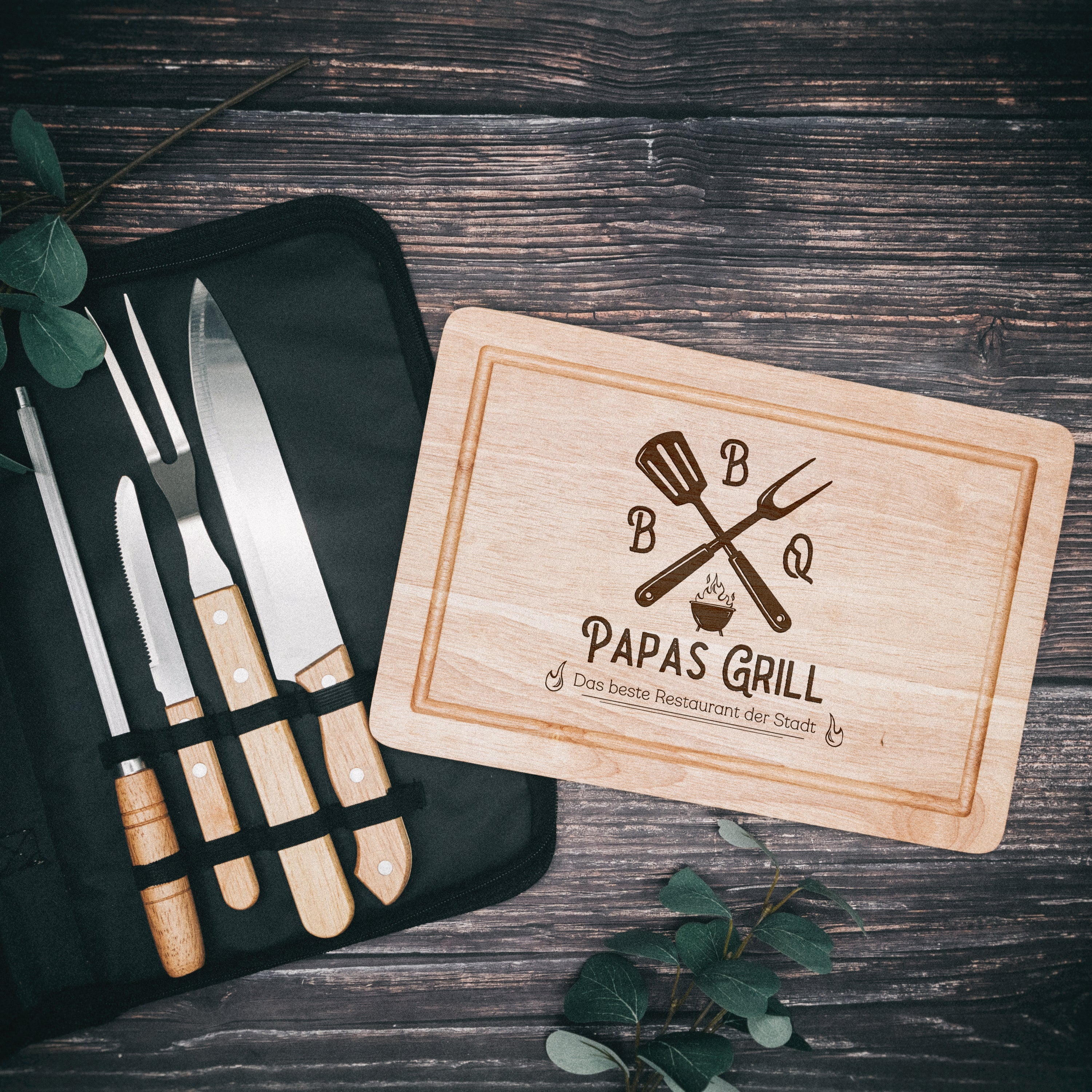 Grillset und Tasche - BBQ Grillbesteck