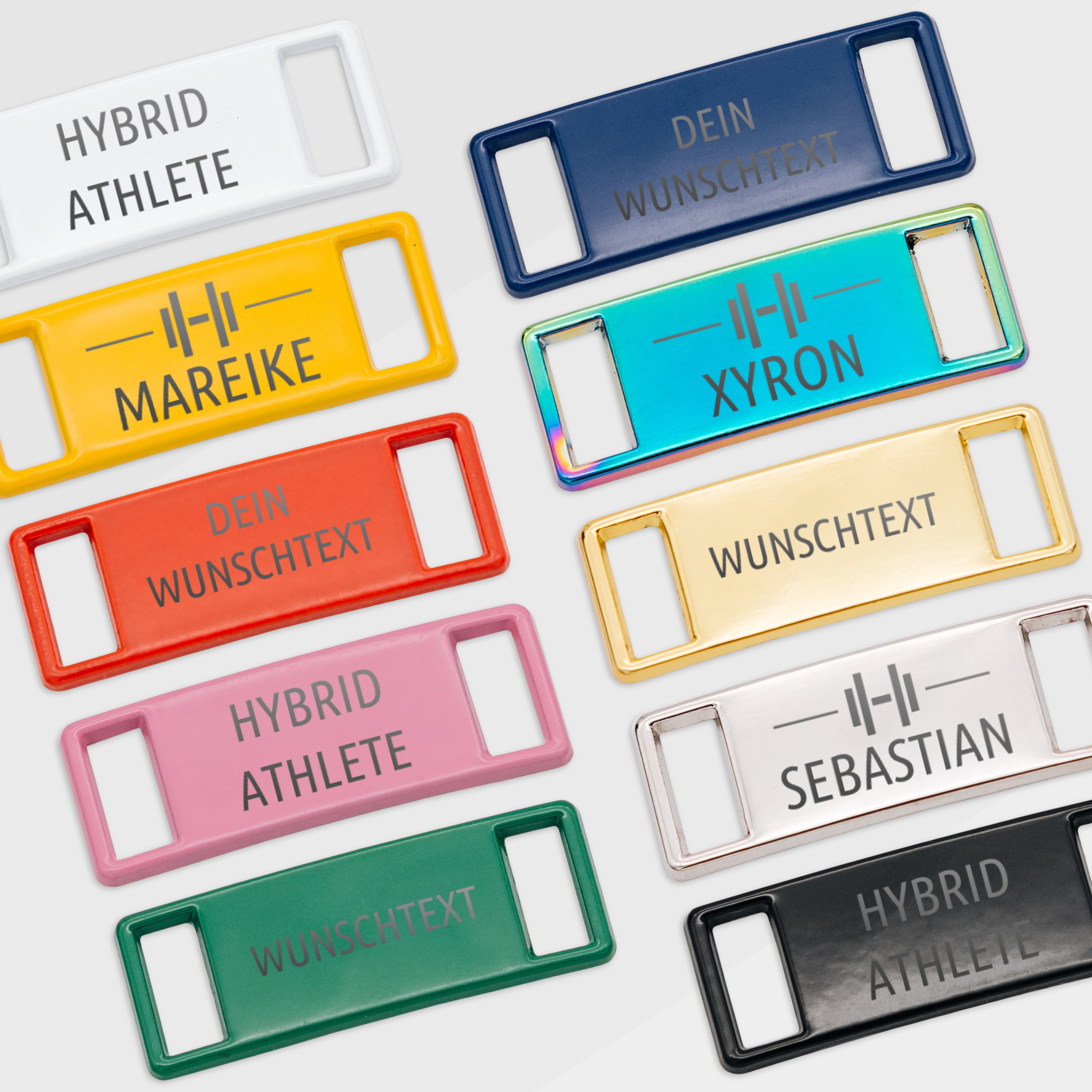 Schnürsenkelanhänger - Lacetag Fitness Race