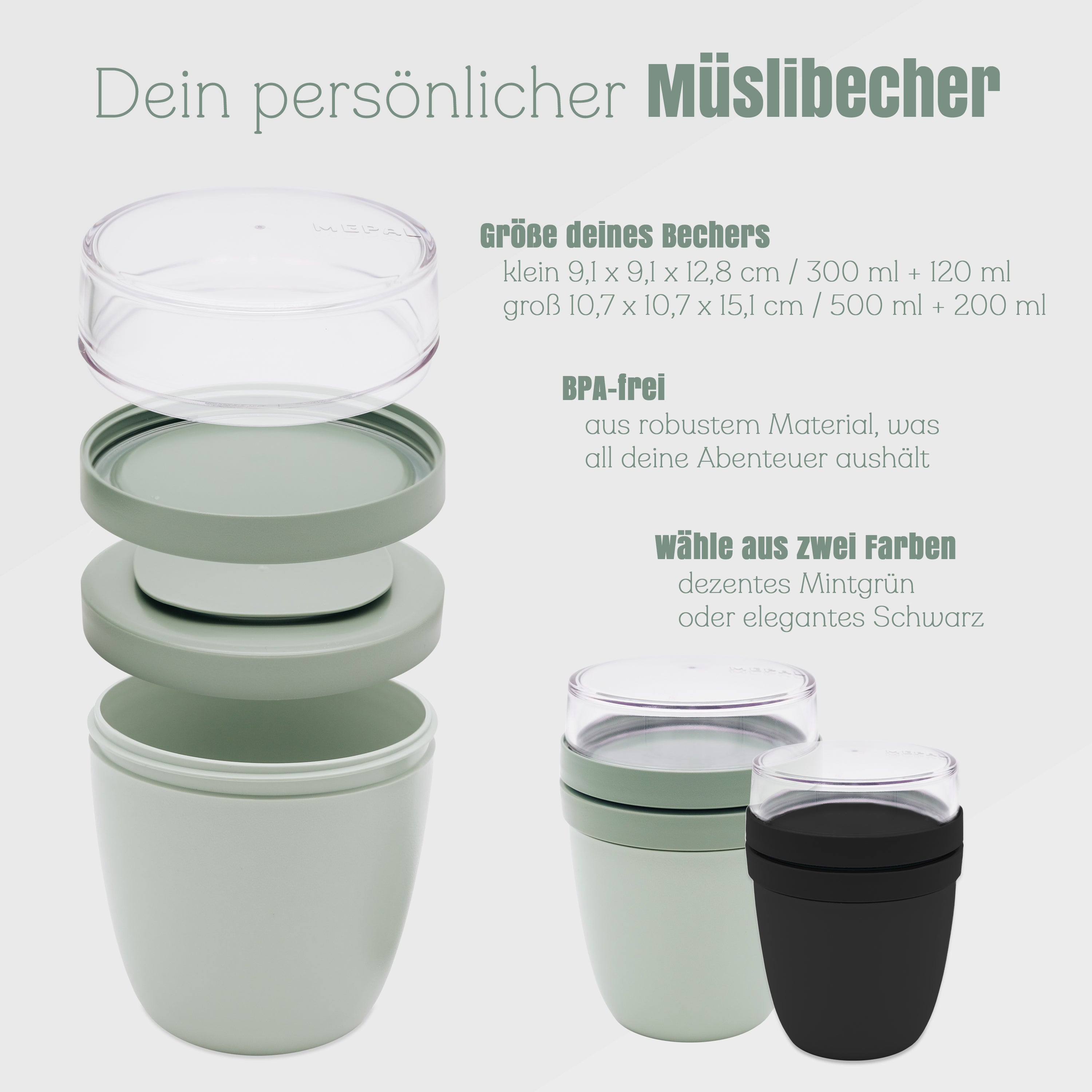 Mepal Müslibecher to go - Pausenzeit
