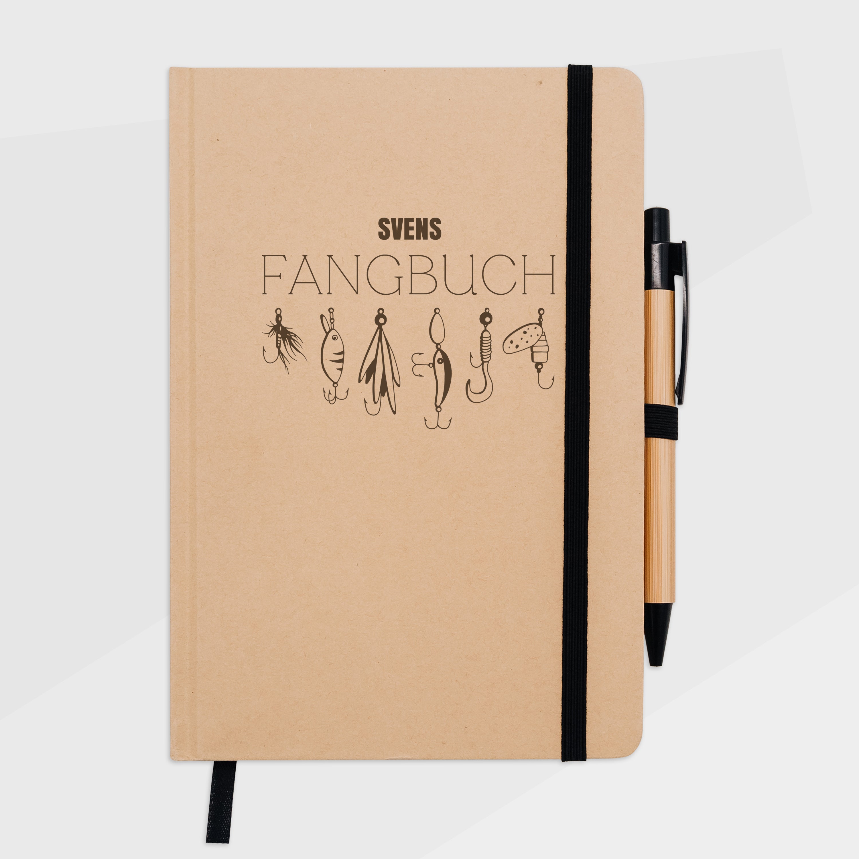 Notizbuch Karton - Fangbuch Angelköder