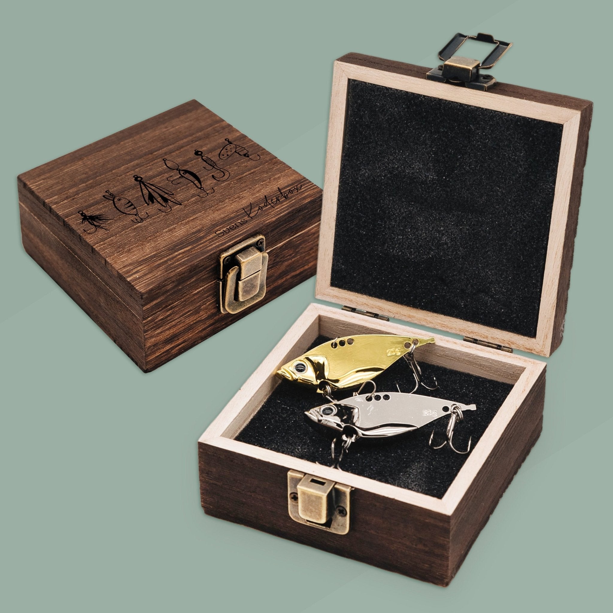 Angelbox mit Haken - Köderbox - Abenteuernah