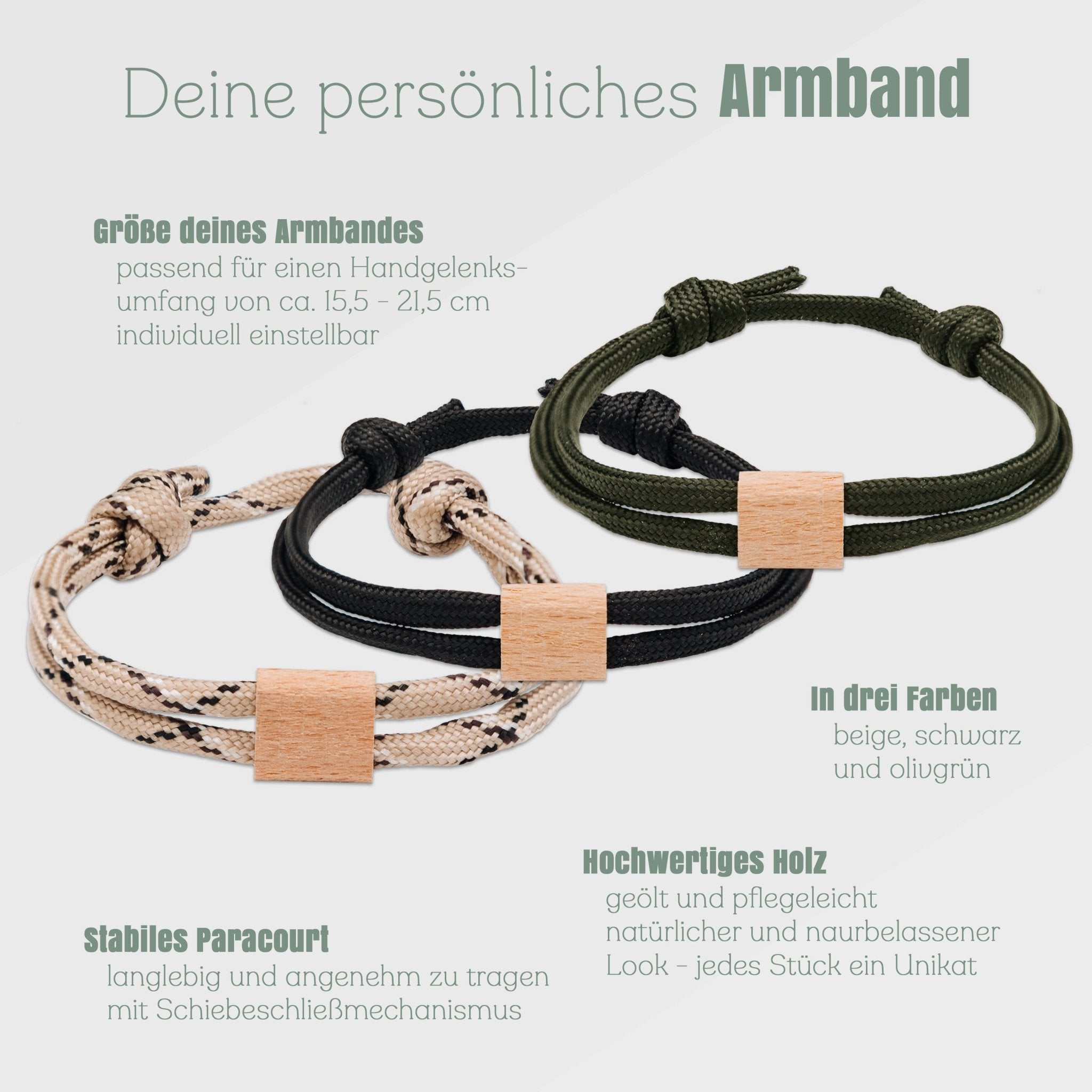 Armband Paracord - Motivauswahl - Abenteuernah