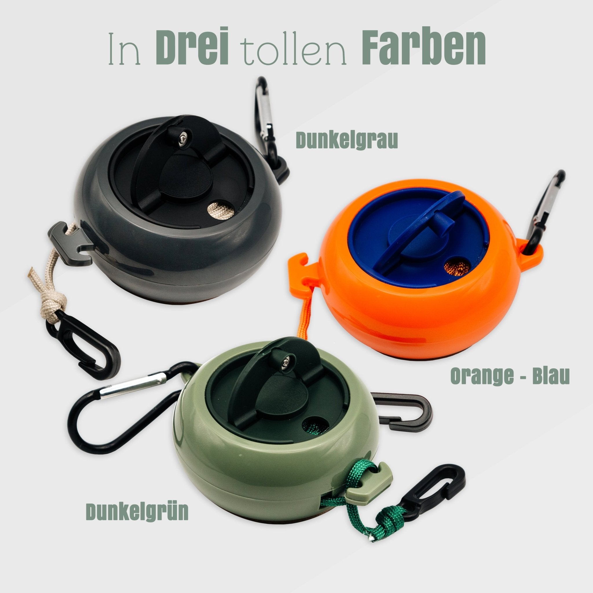 Ausziehbare Wäscheleine mit Campingmotiv - Abenteuernah