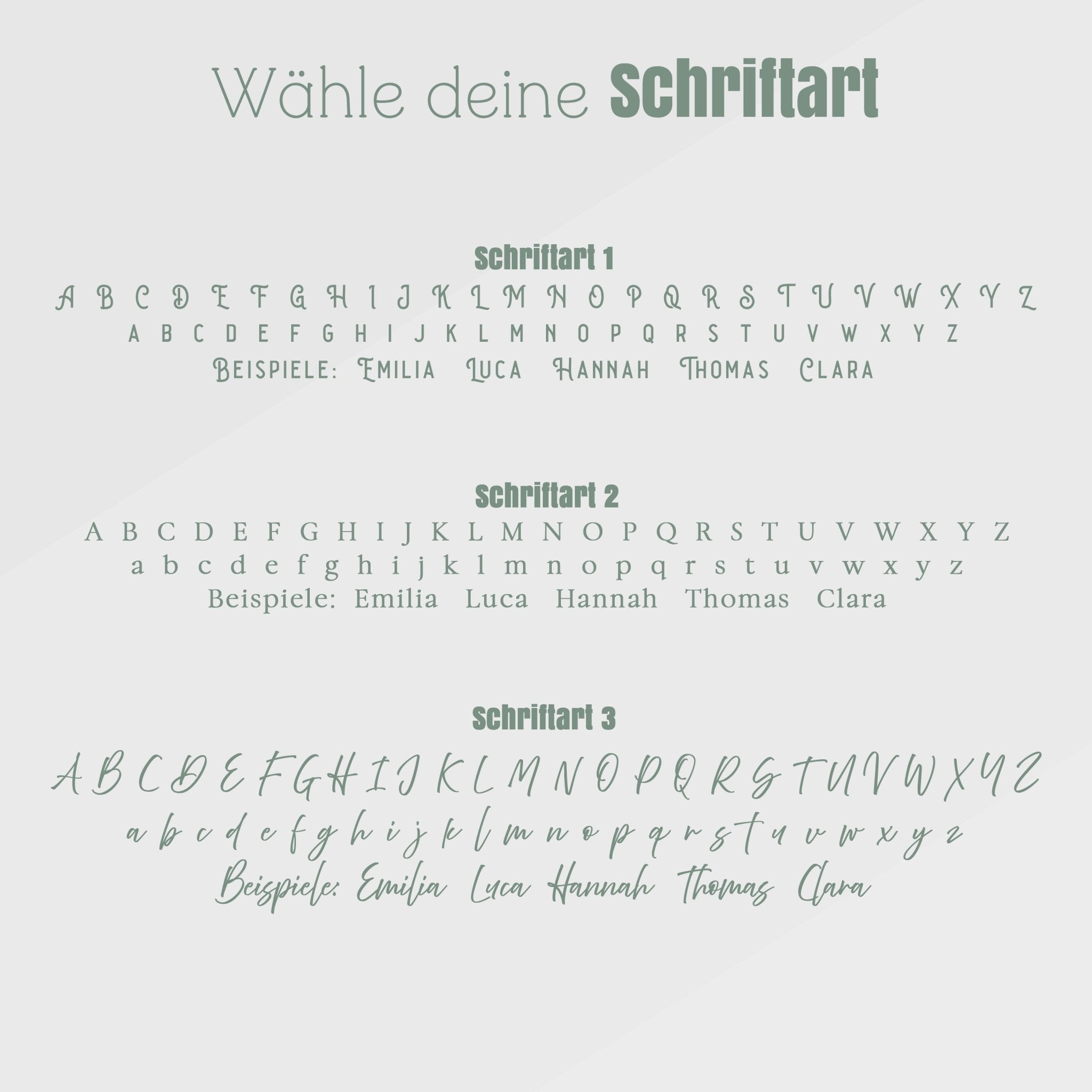 Ausziehbare Wäscheleine mit Wunschname - Abenteuernah