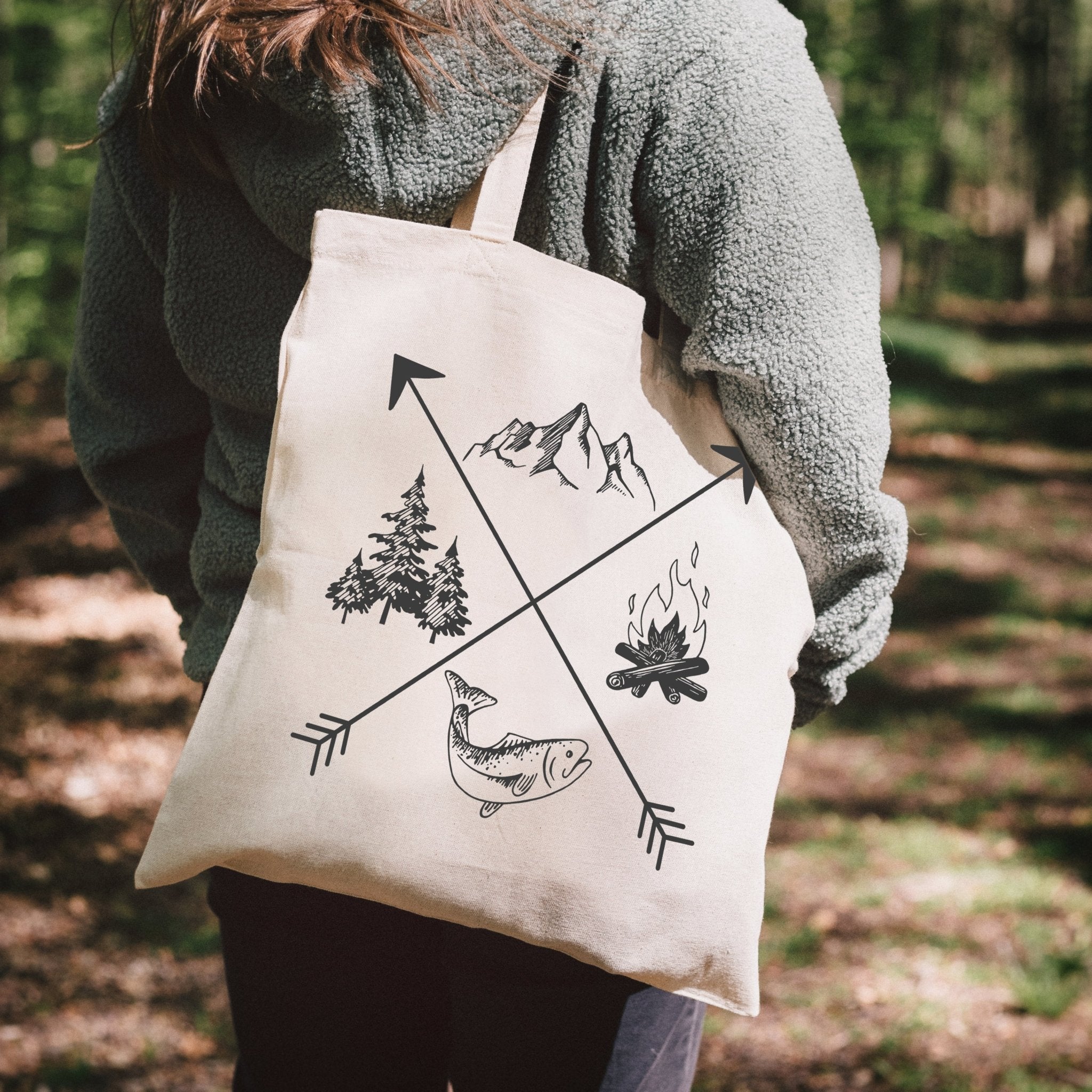 Baumwolltasche - X - Motiv - Abenteuernah
