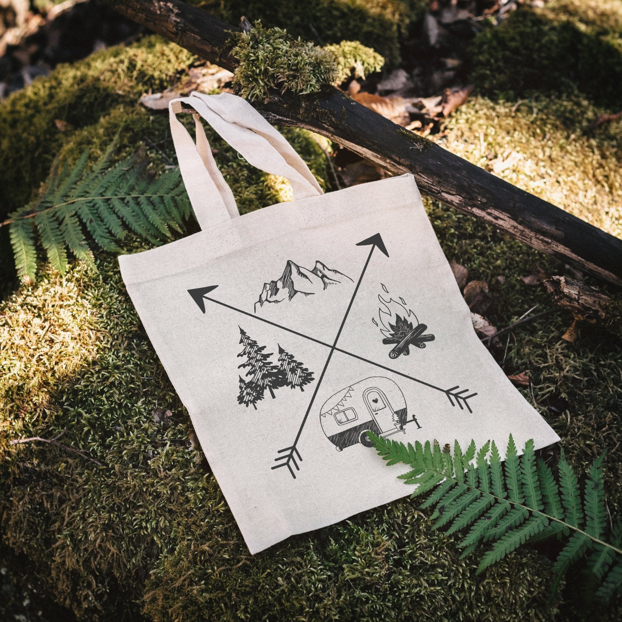 Baumwolltasche - X - Motiv - Abenteuernah