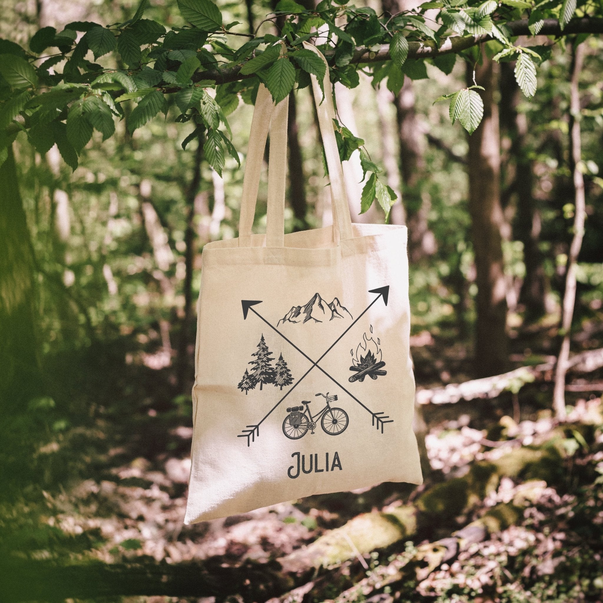 Baumwolltasche - X - Motiv - Abenteuernah