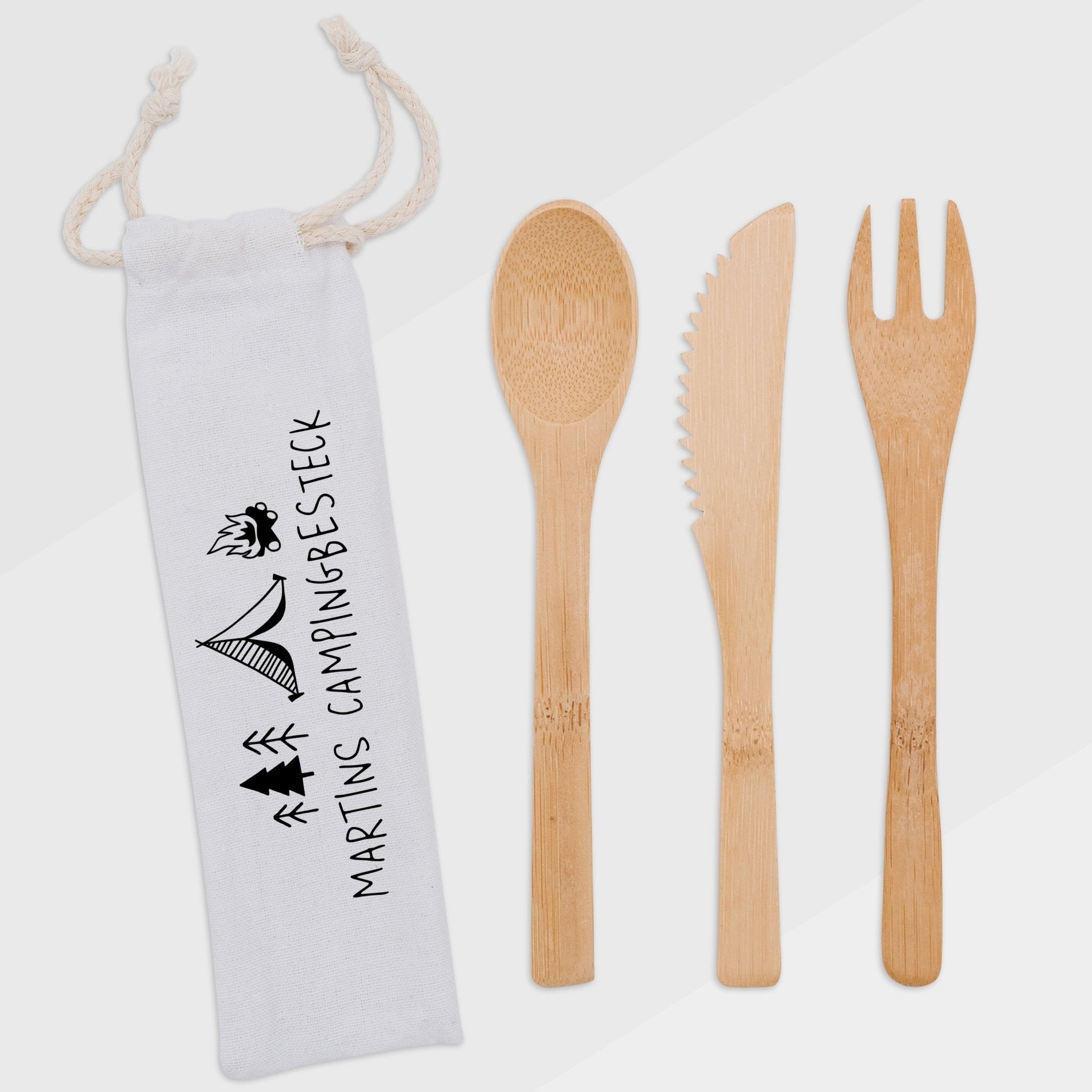 Besteckset mit Tasche - Wandern - Abenteuernah