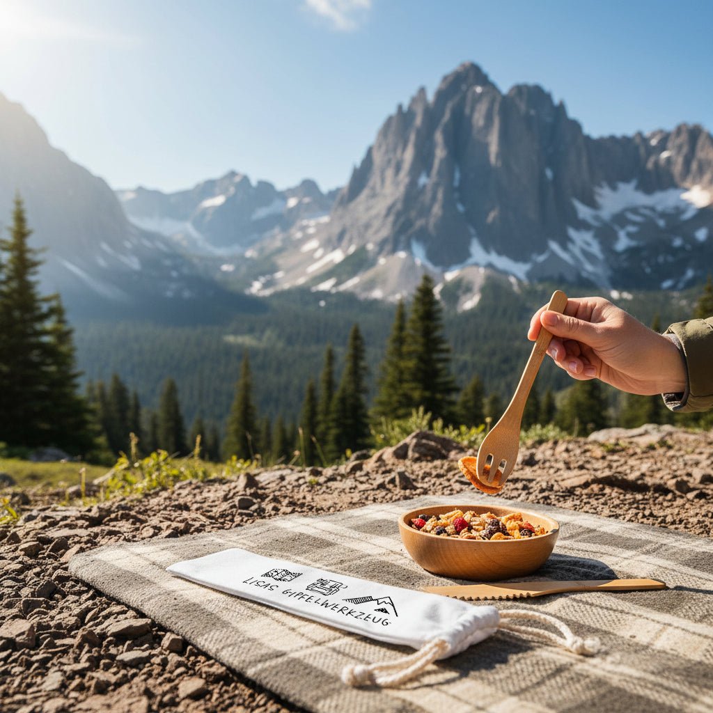 Besteckset mit Tasche - Wandern - Abenteuernah