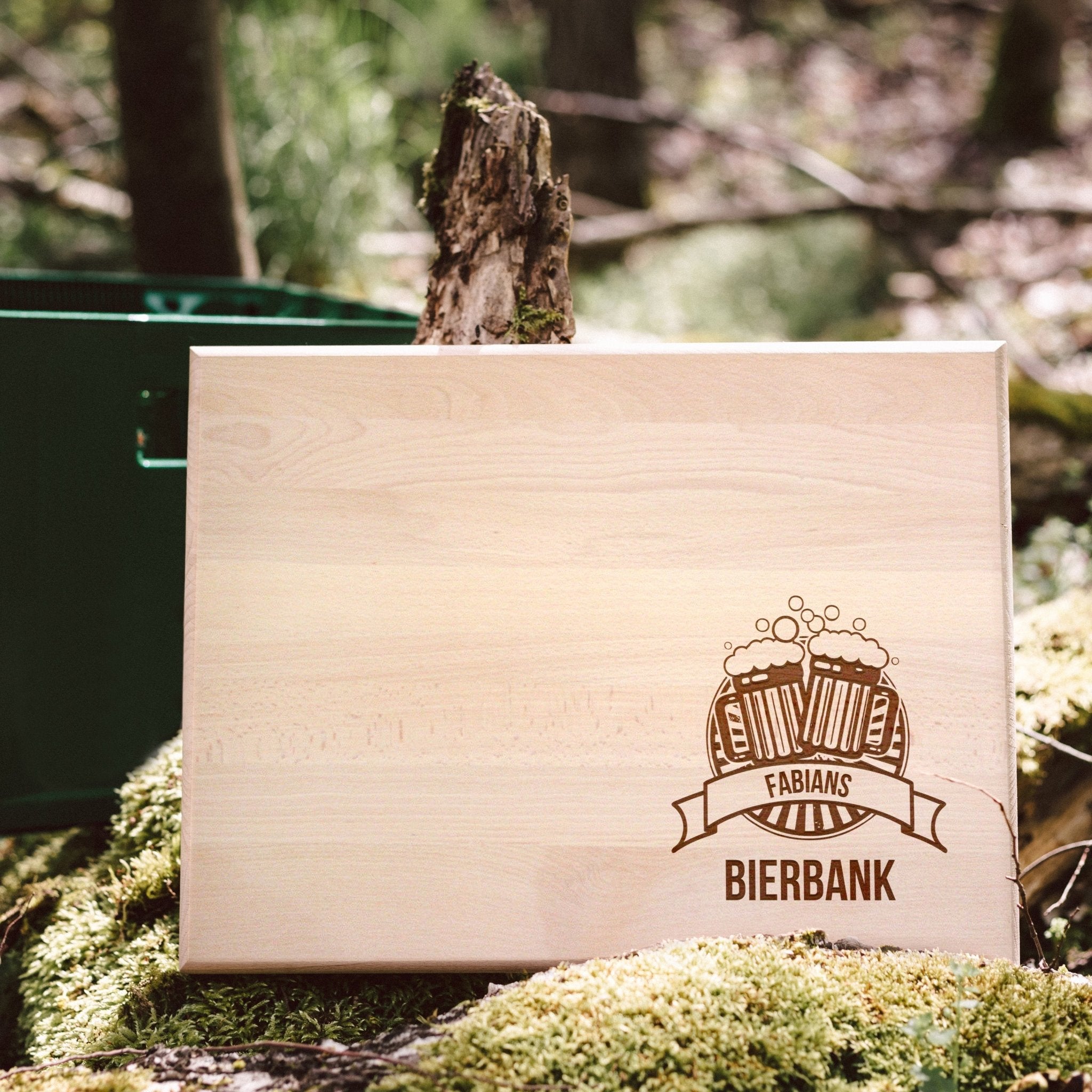 Bierkastensitz Holz - Bierbank - Abenteuernah
