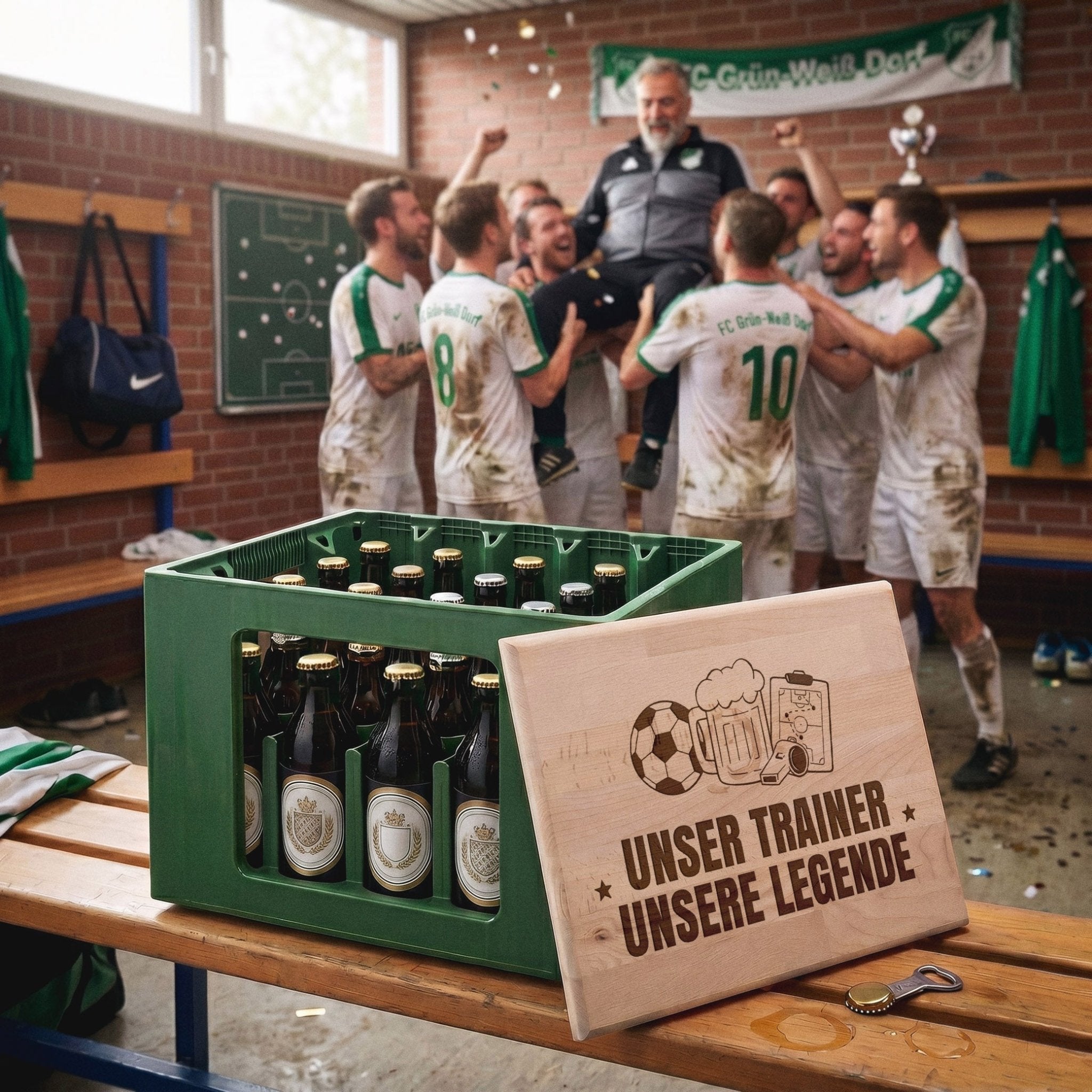Bierkastensitz Holz - Trainerbank - Abenteuernah