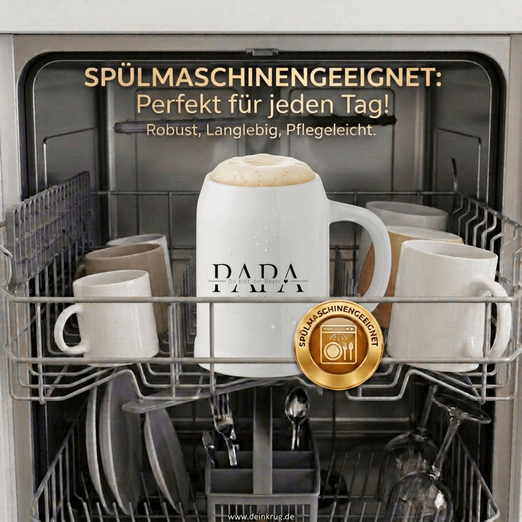 Bierkrug Keramik personalisiert - Papa - Abenteuernah