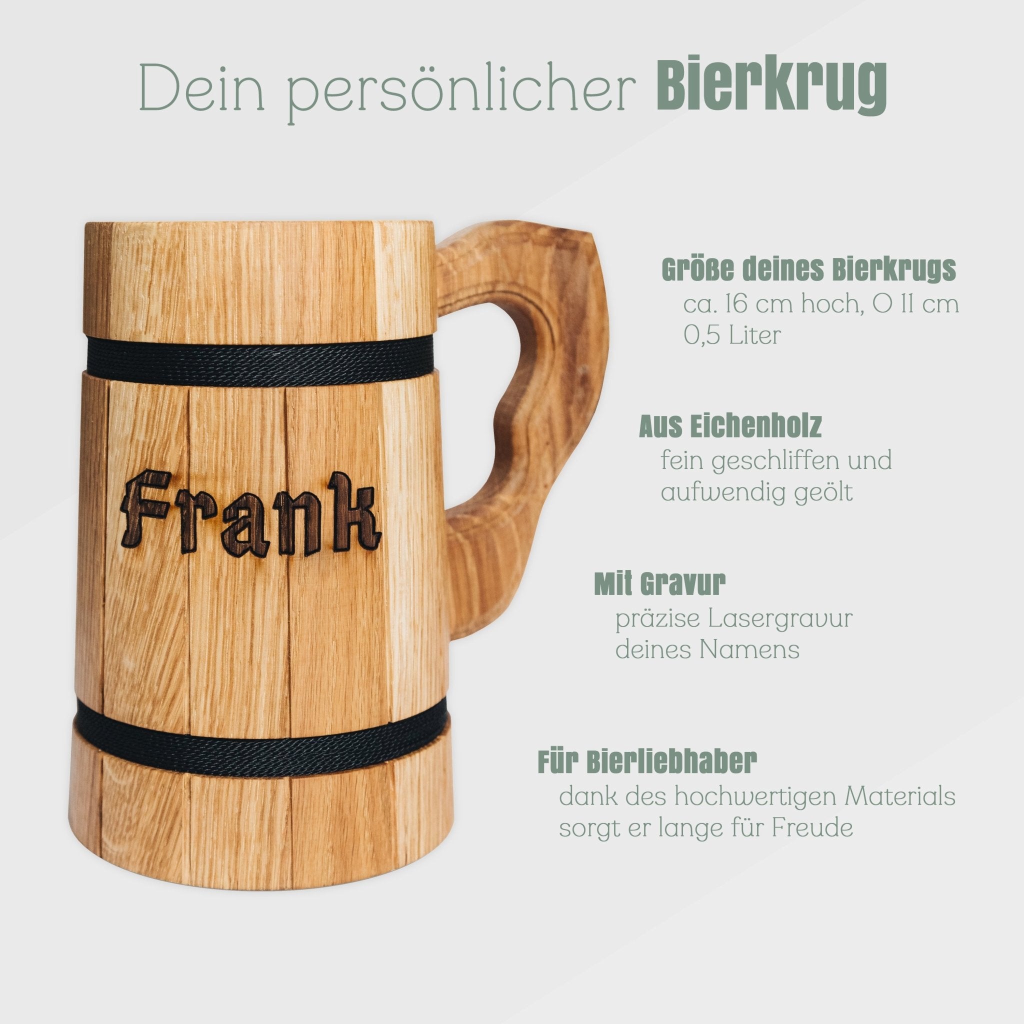 Bierkrug - Wunschname - Abenteuernah