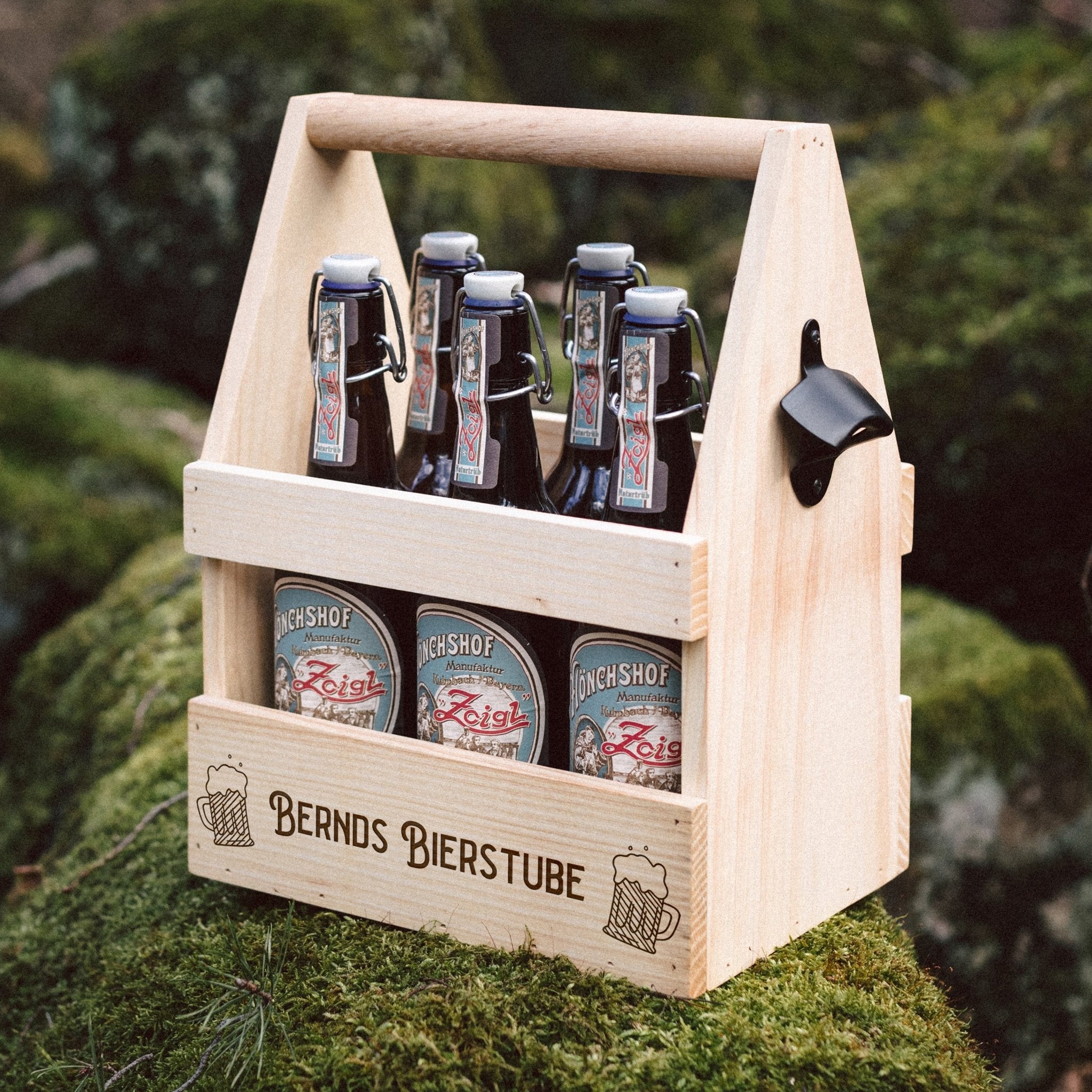 Bierträger Holz - Bierstube - Abenteuernah