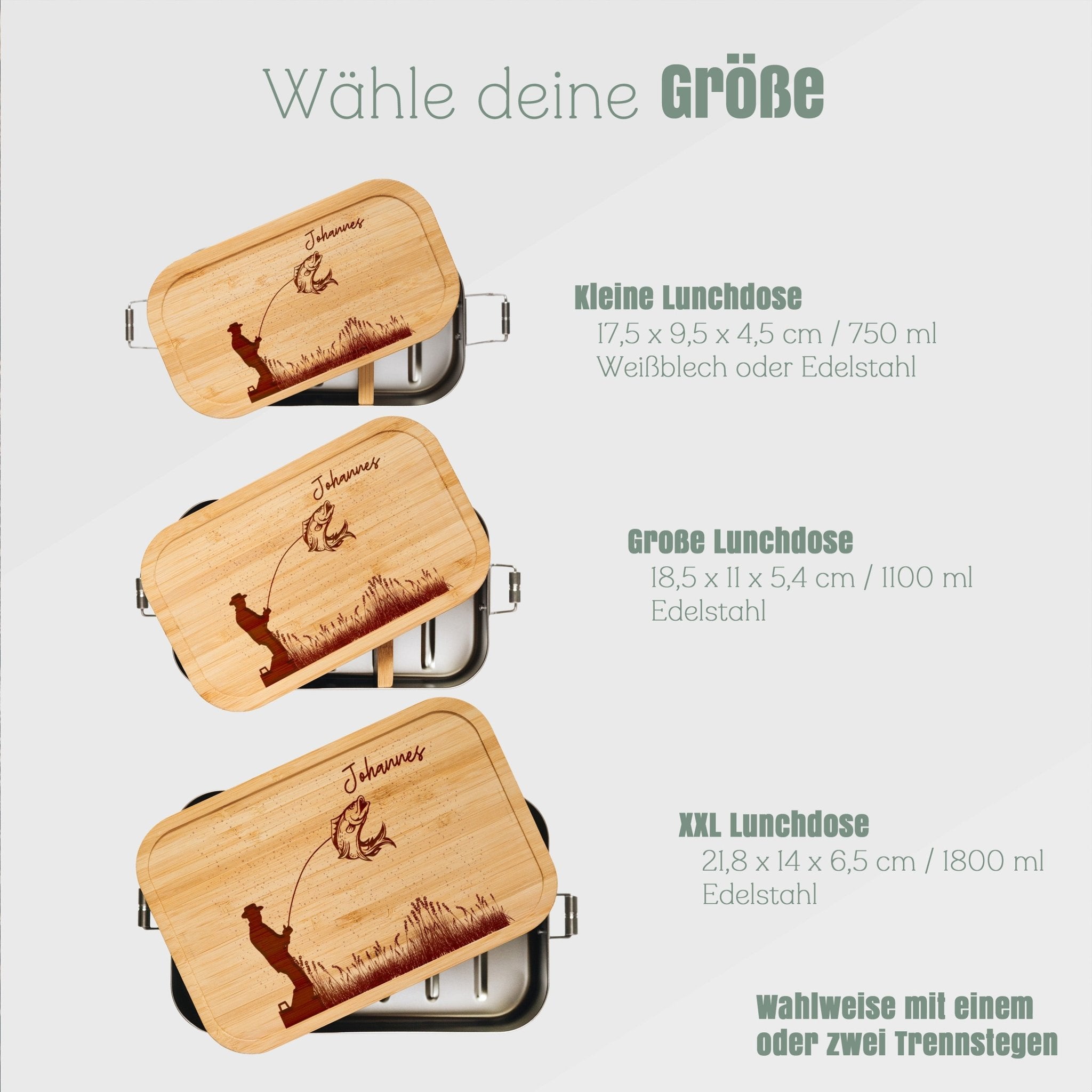 Brotdose Edelstahl - Angler - Abenteuernah