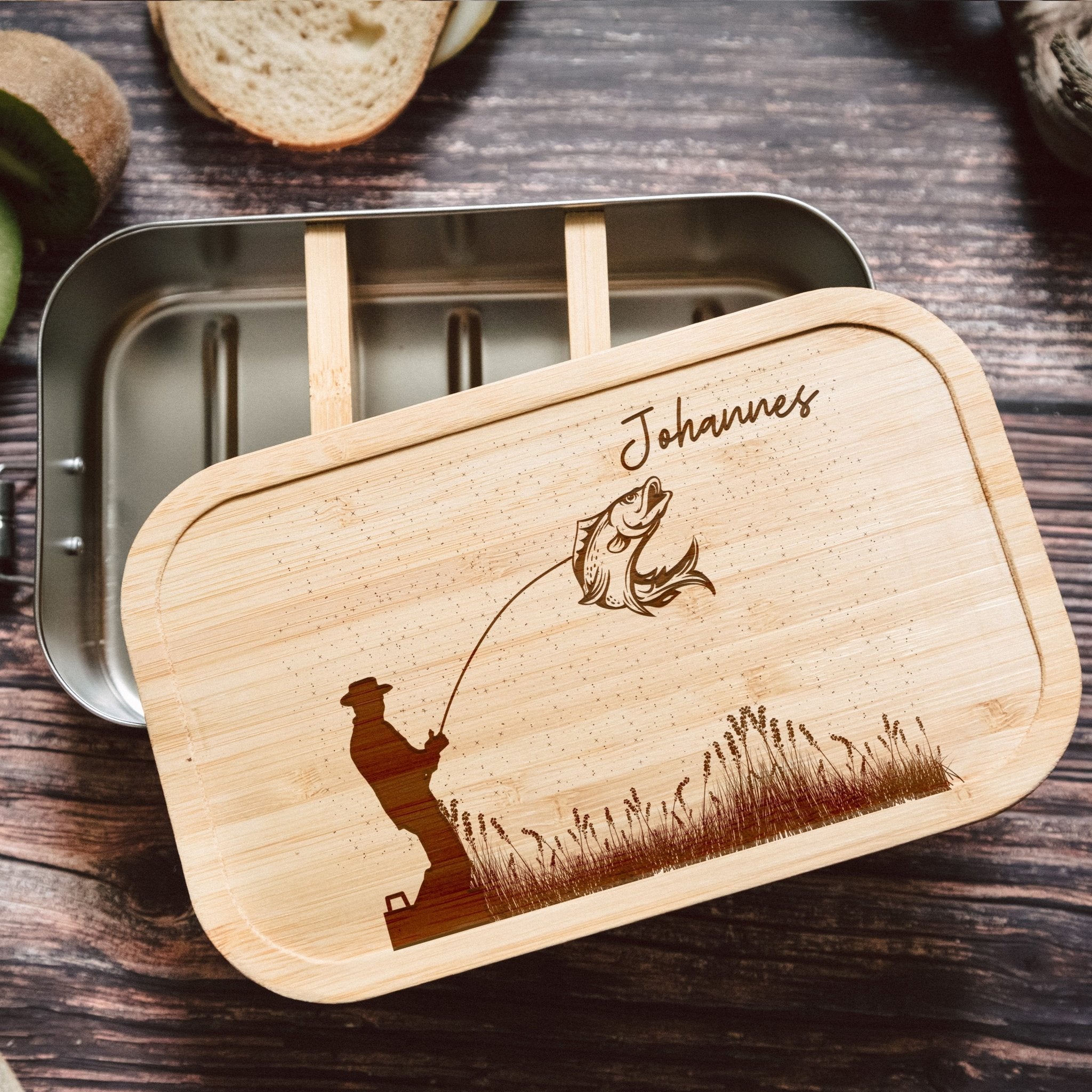 Brotdose Edelstahl - Angler - Abenteuernah