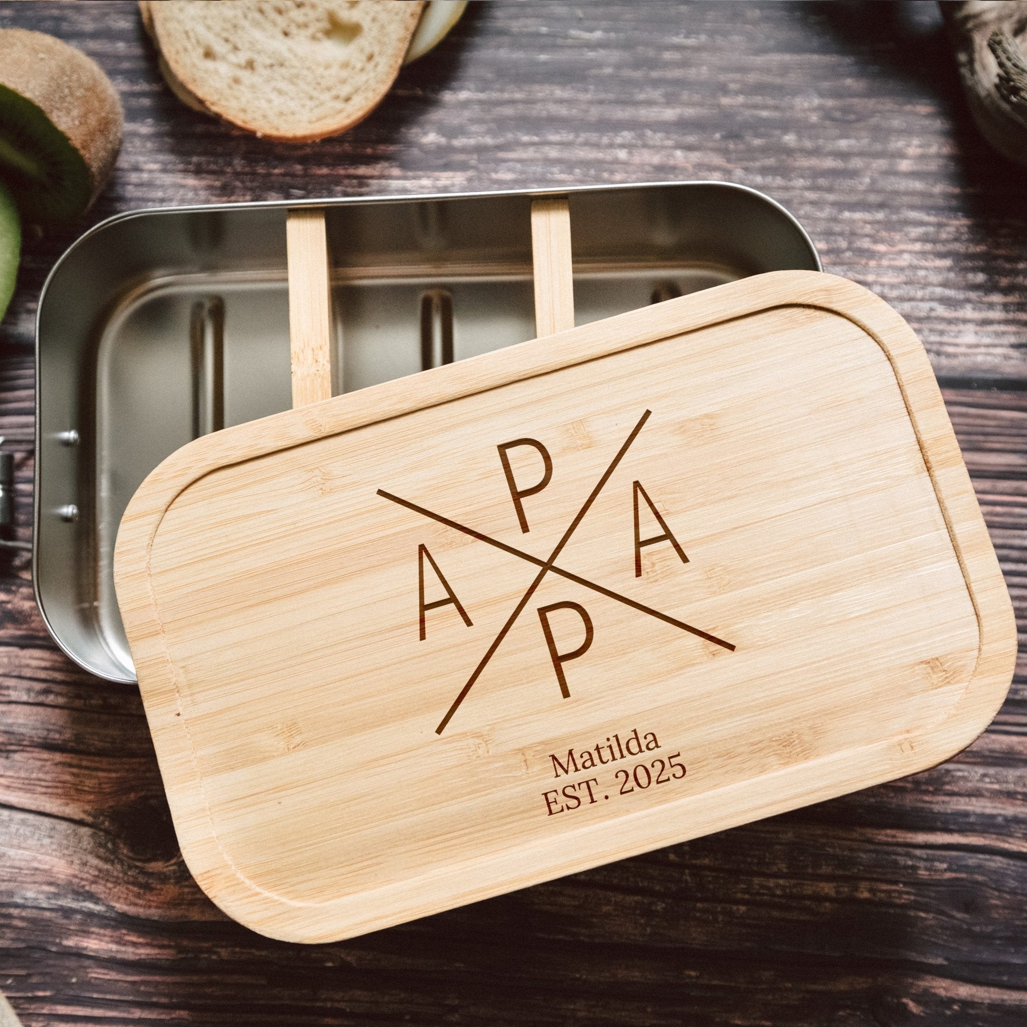 Brotdose Edelstahl - P A P A est. - Abenteuernah