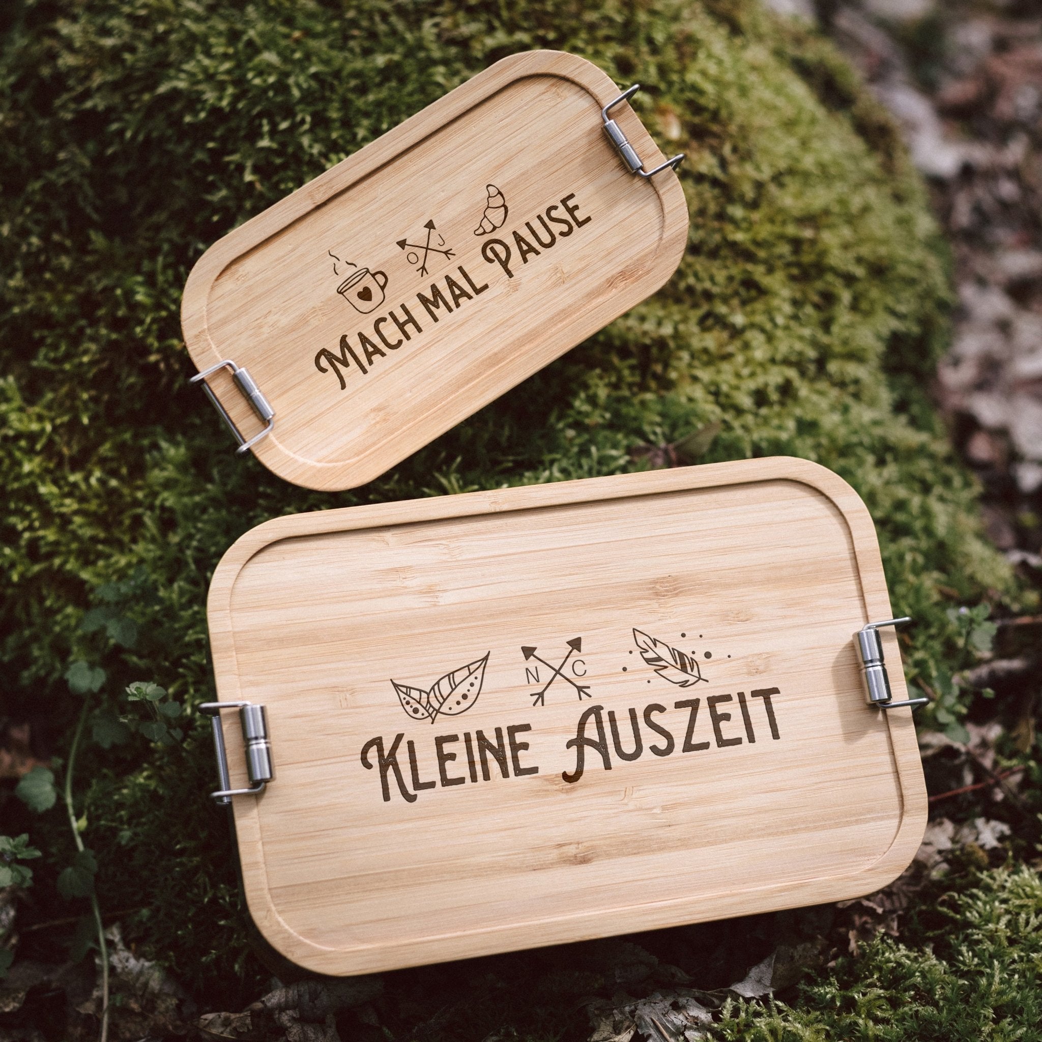 Brotdose Edelstahl - Pausenzeit - Abenteuernah