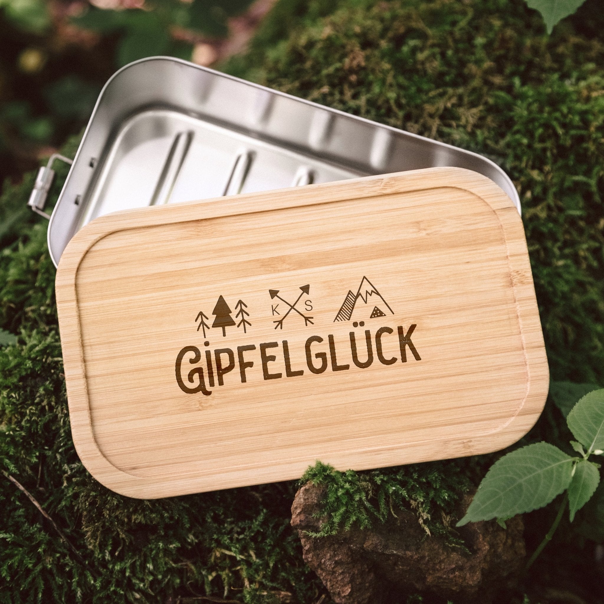 Brotdose Edelstahl - Pausenzeit - Abenteuernah