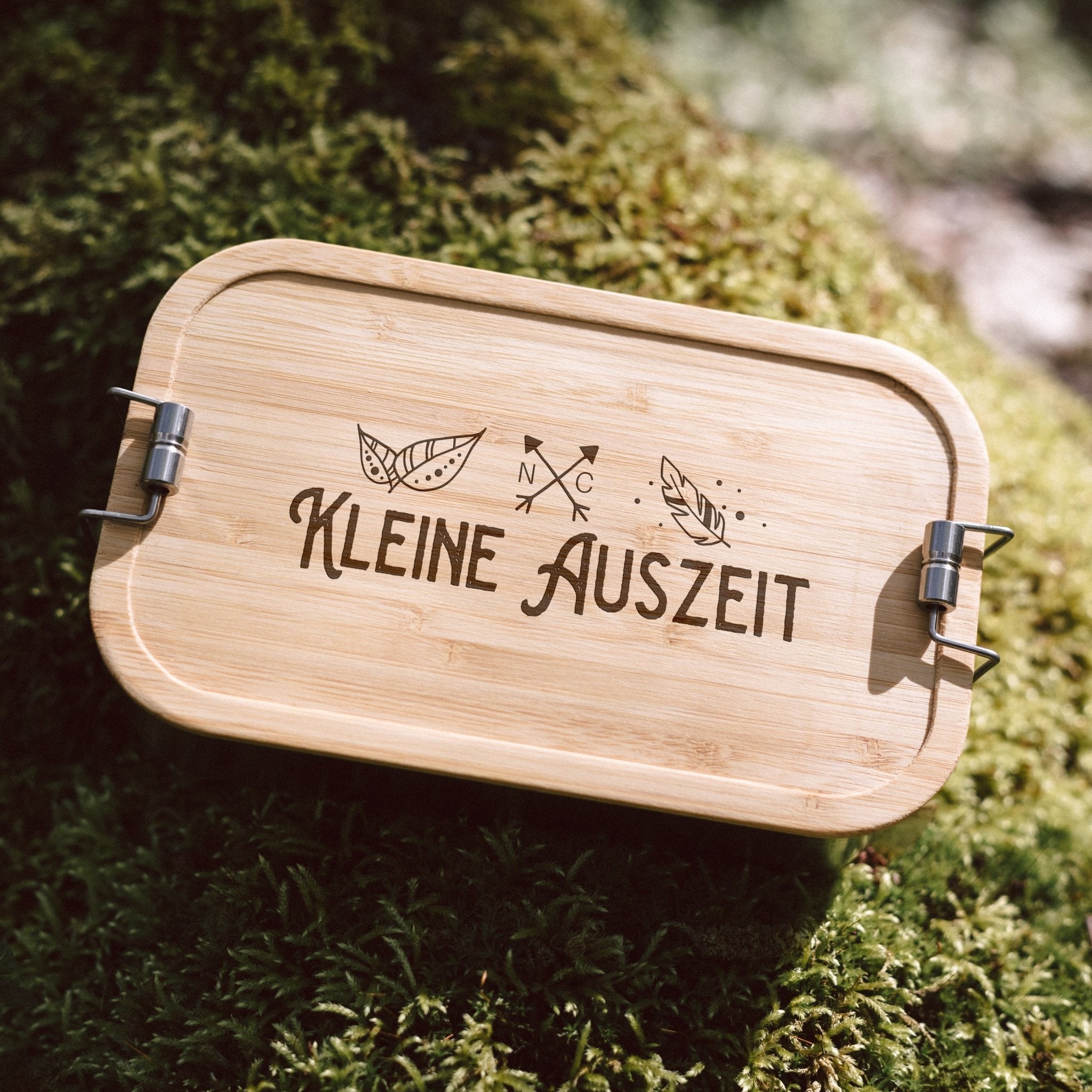 Brotdose Edelstahl - Pausenzeit - Abenteuernah