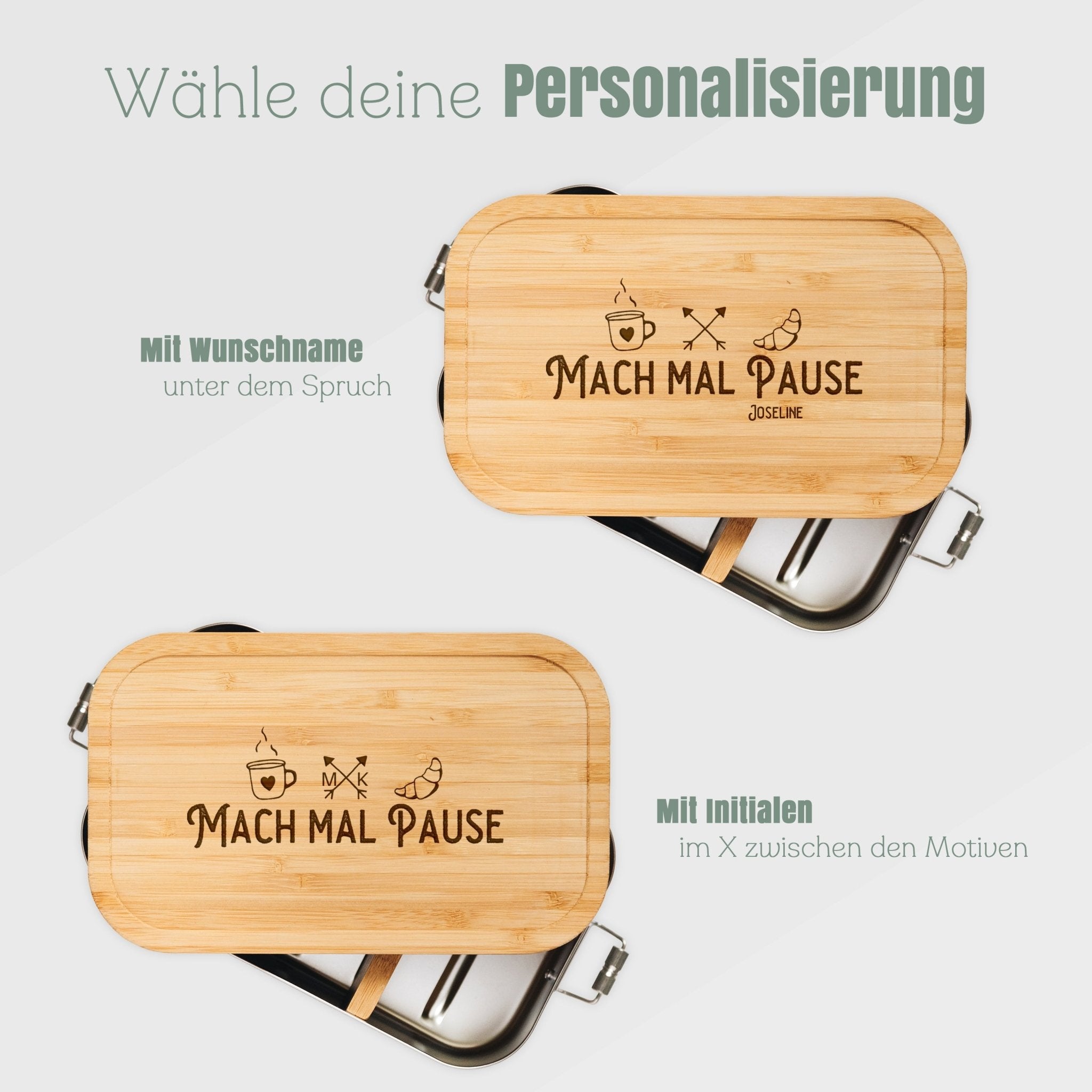 Brotdose Edelstahl - Pausenzeit - Abenteuernah