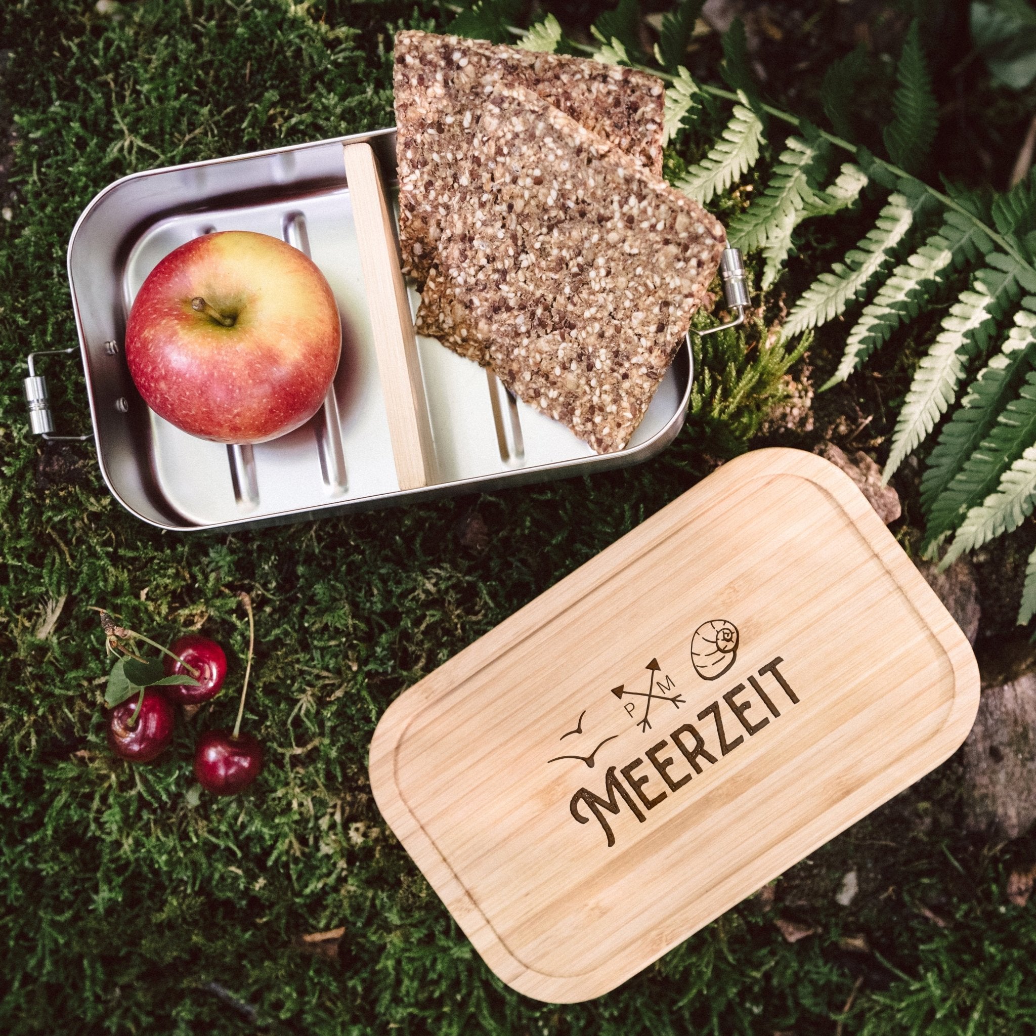 Brotdose Edelstahl - Pausenzeit - Abenteuernah