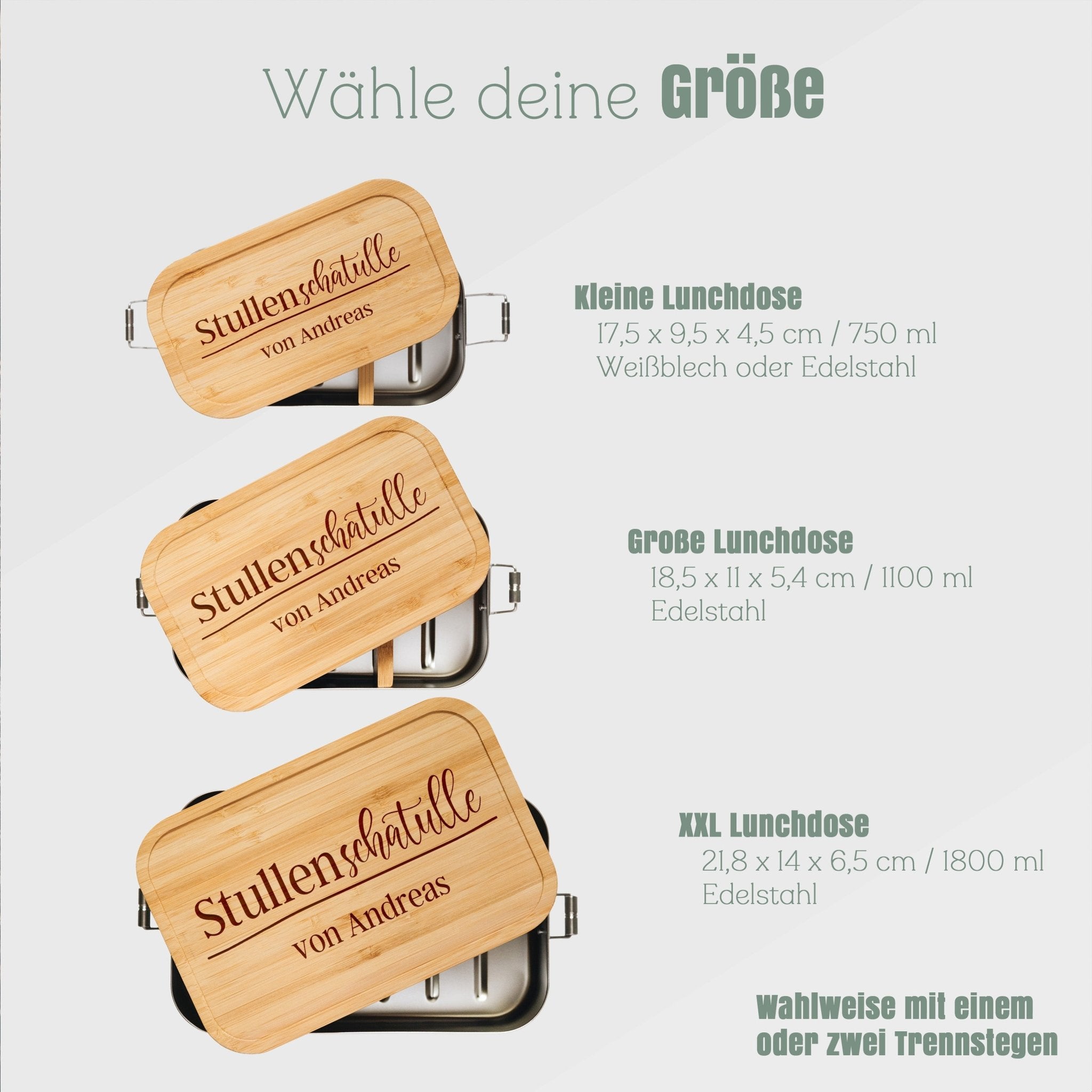 Brotdose Edelstahl - Stullenschatulle - Abenteuernah