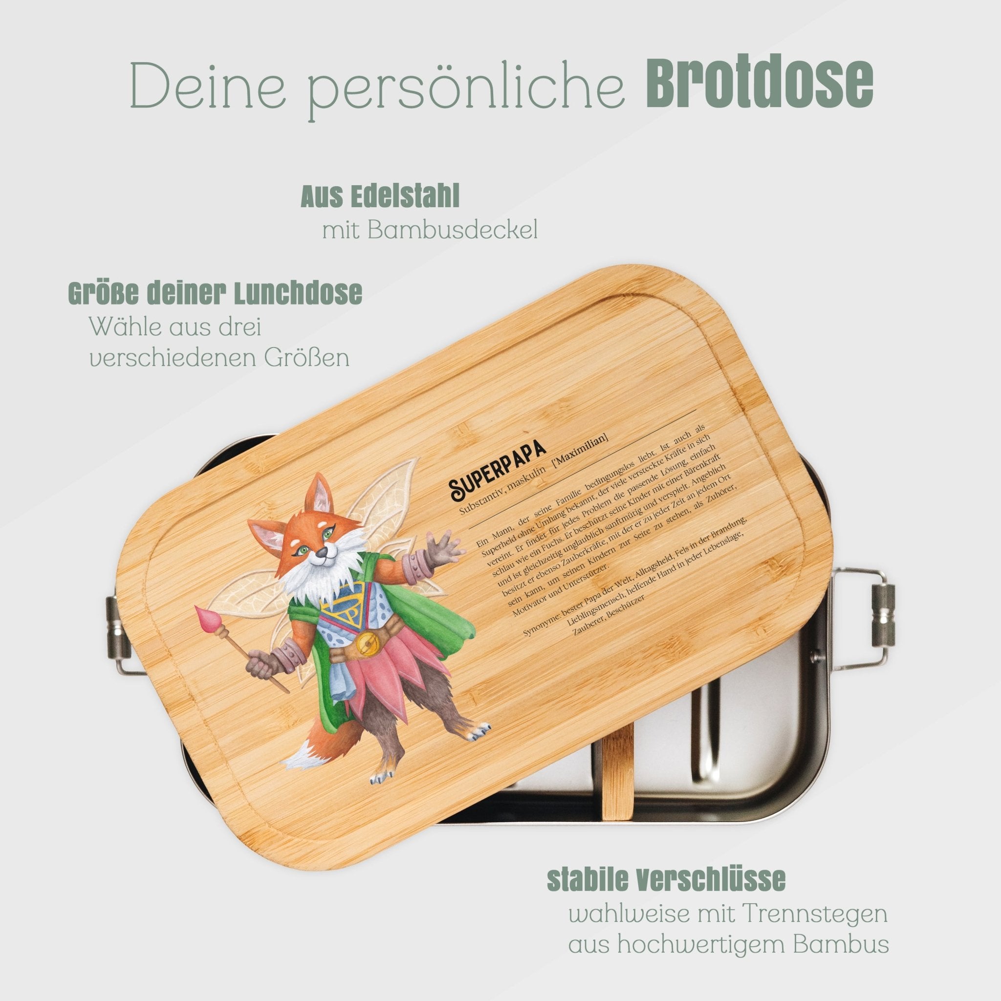 Brotdose Edelstahl - Superpapa Fuchs Definition - Abenteuernah