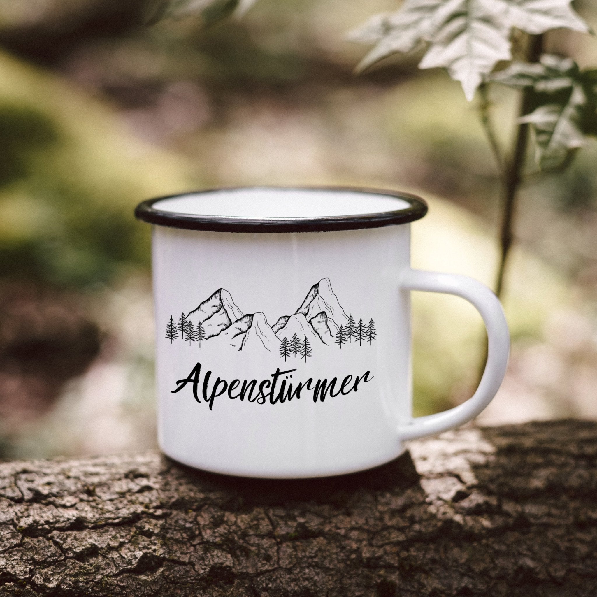 Emaille Tasse - Alpenstürmer - Abenteuernah