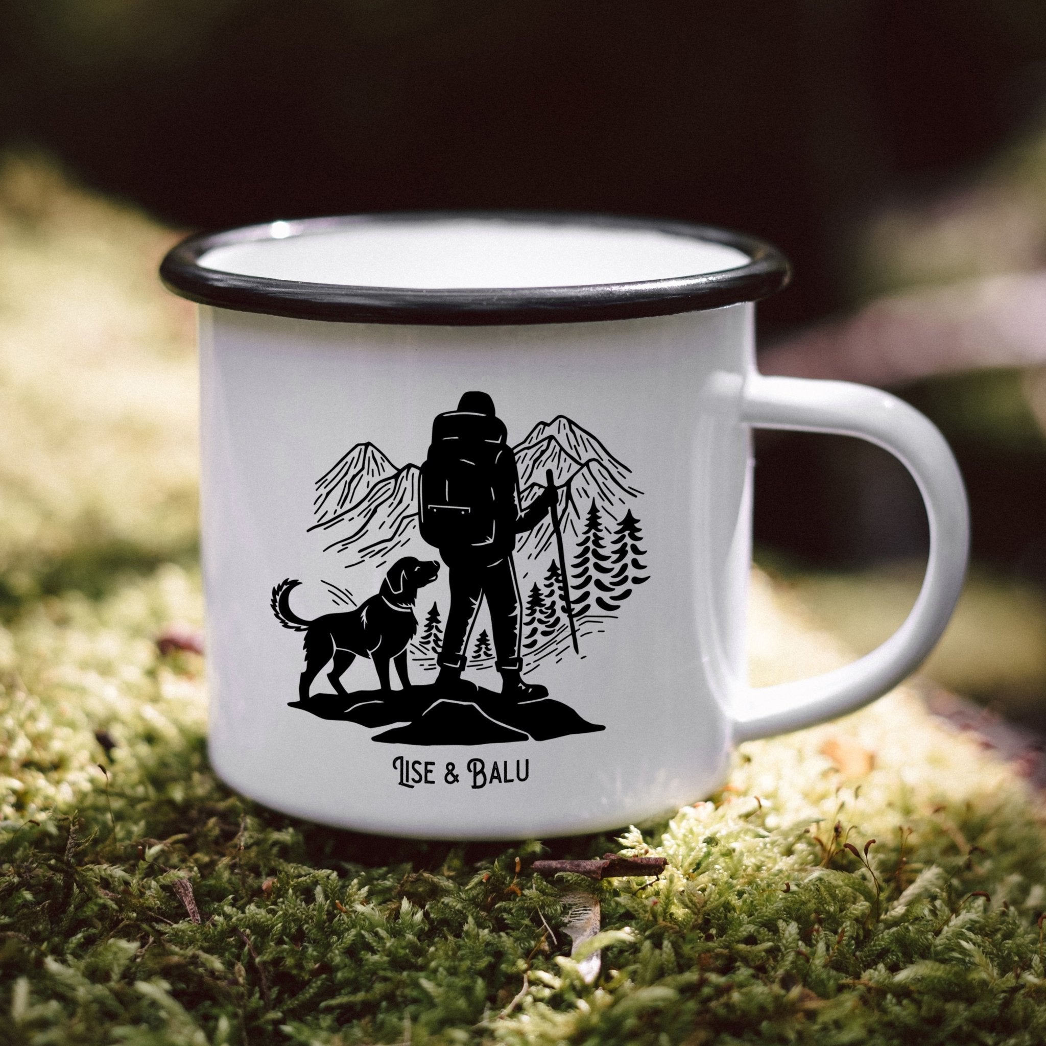 Emaille Tasse - Wanderbuddy - Abenteuernah