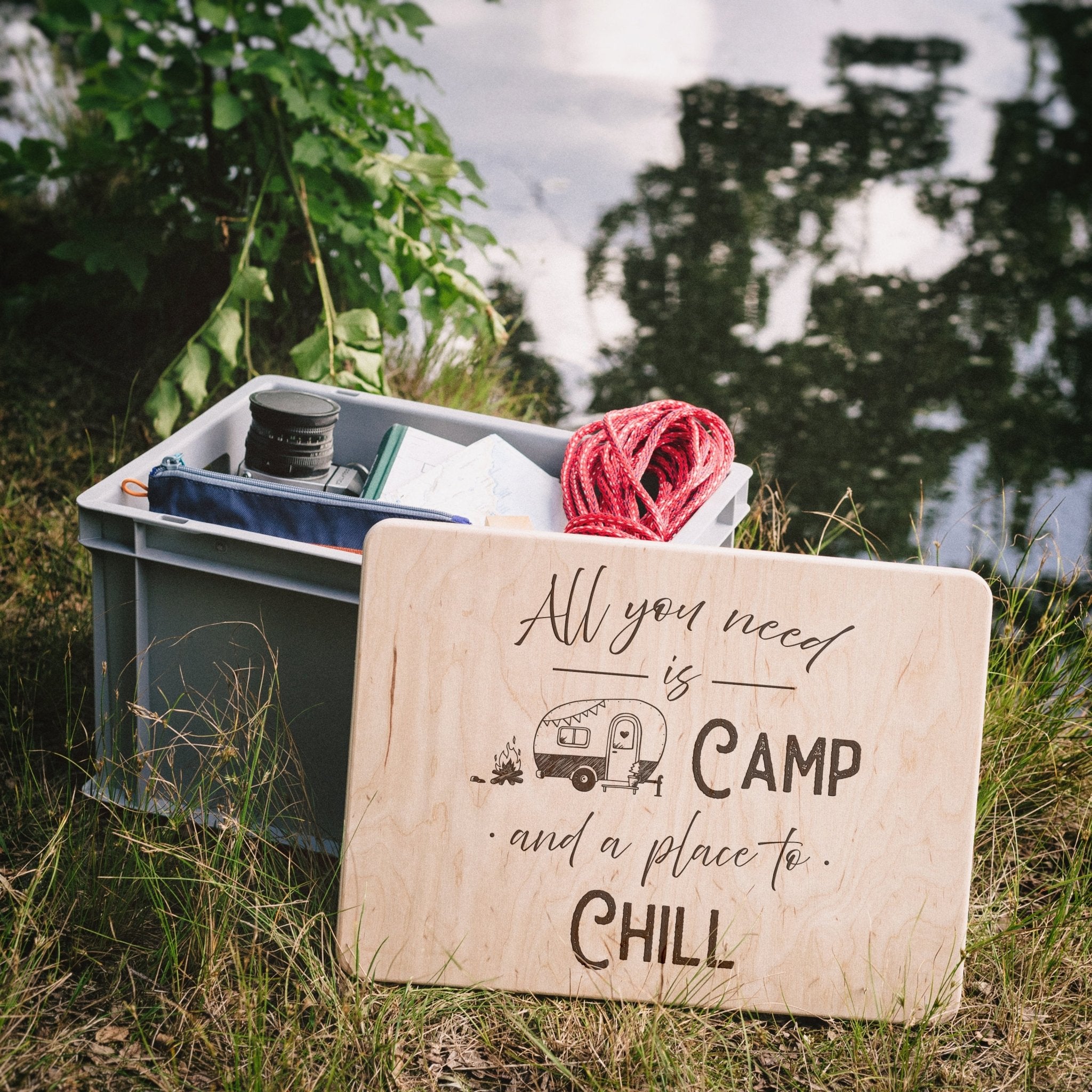 Eurokistendeckel aus Holz - All you need is camp - Abenteuernah