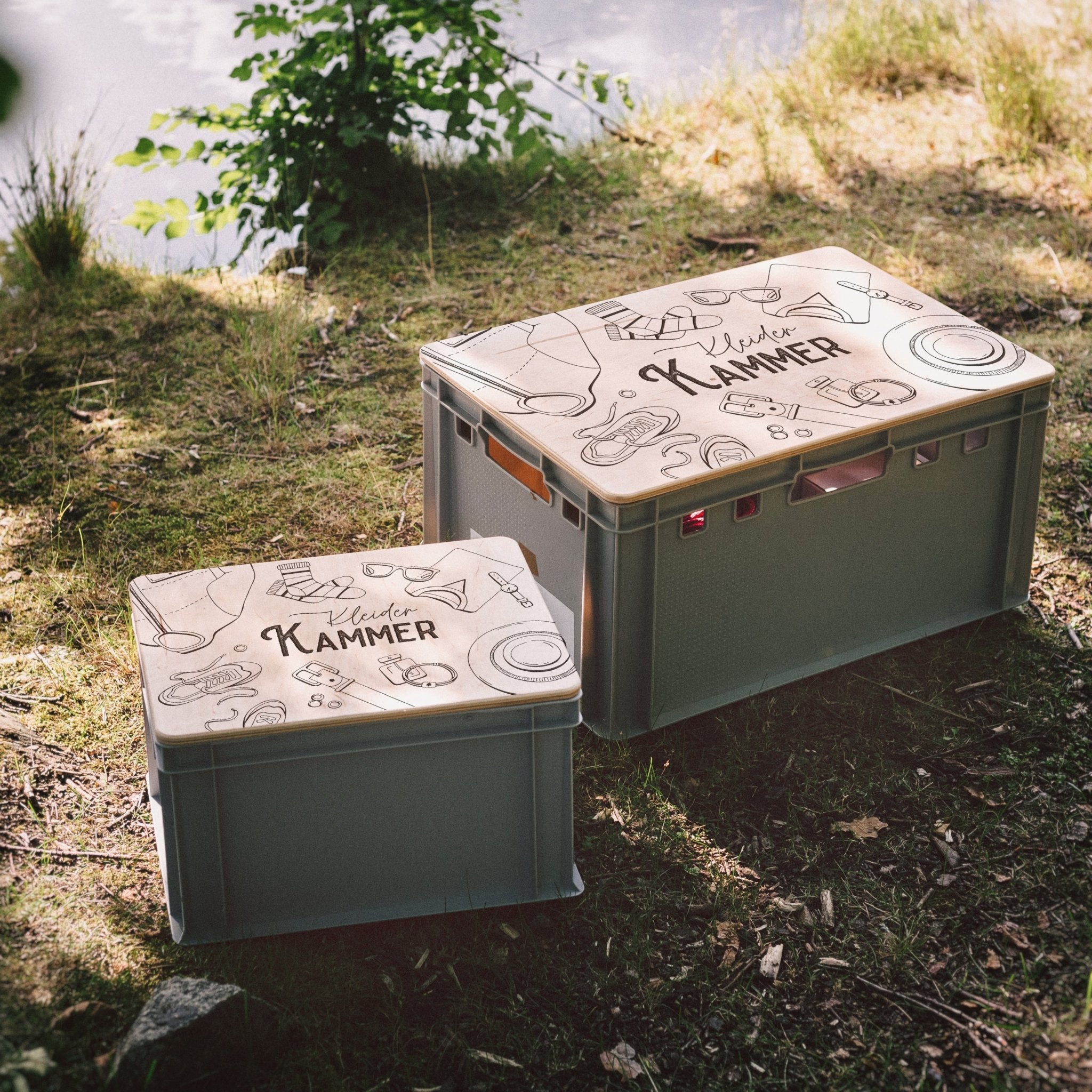Eurokistendeckel aus Holz - Ordnungshelfer - Abenteuernah
