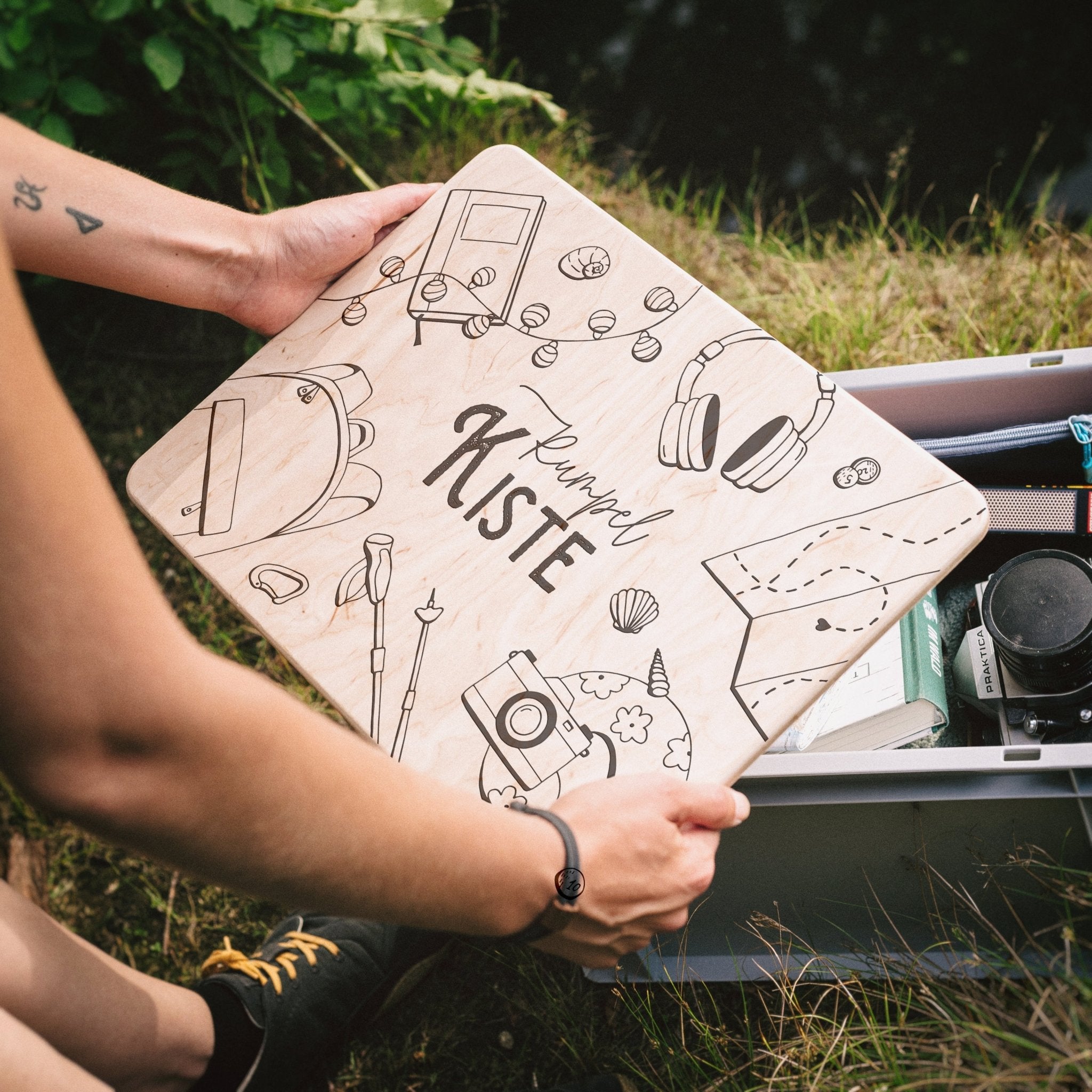 Eurokistendeckel aus Holz - Ordnungshelfer - Abenteuernah