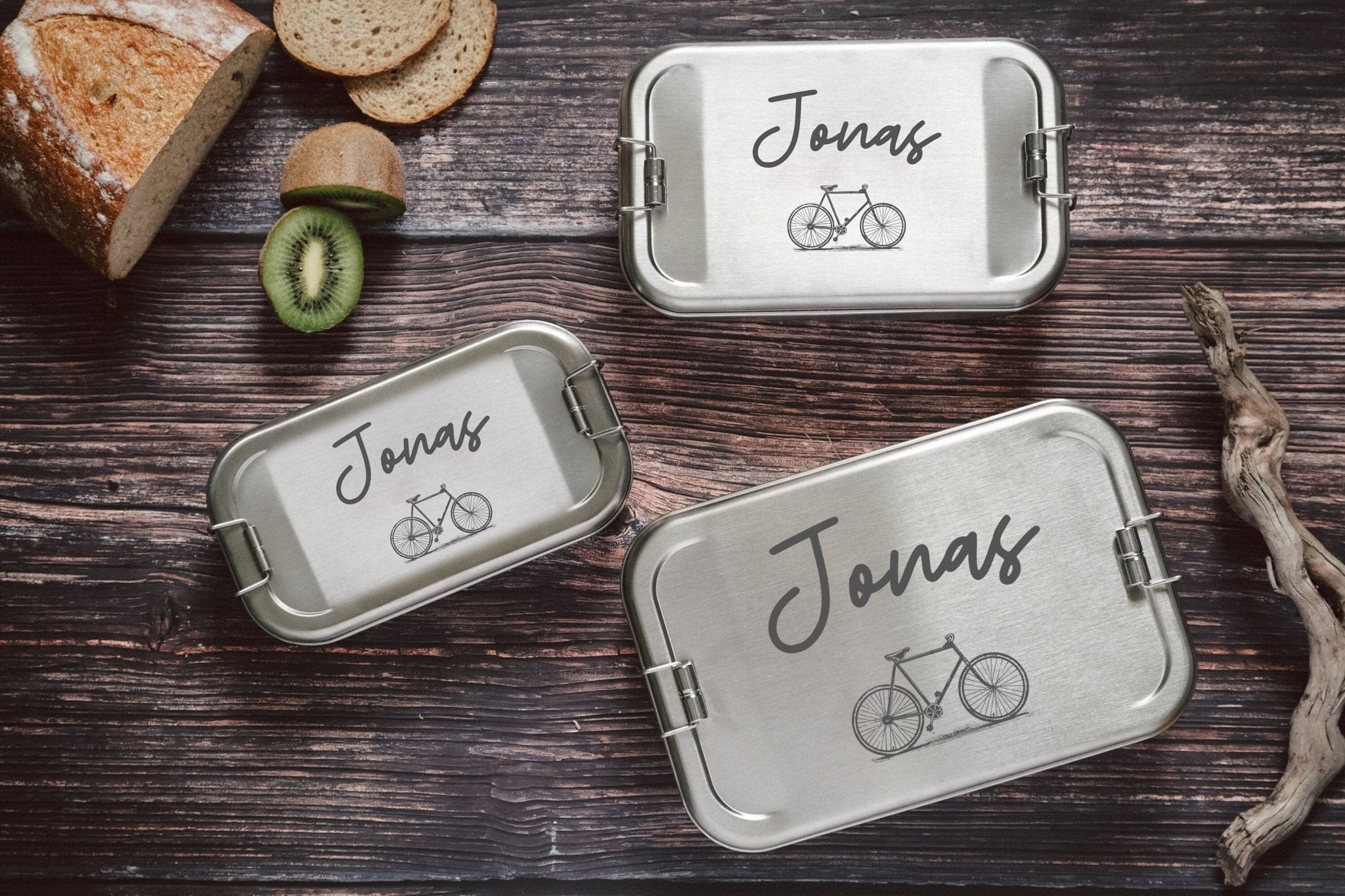Fahrrad Geschenk, Radfahrer Männer Geschenke, Brotdose Rad, Brotdose Volledelstahl - Abenteuernah