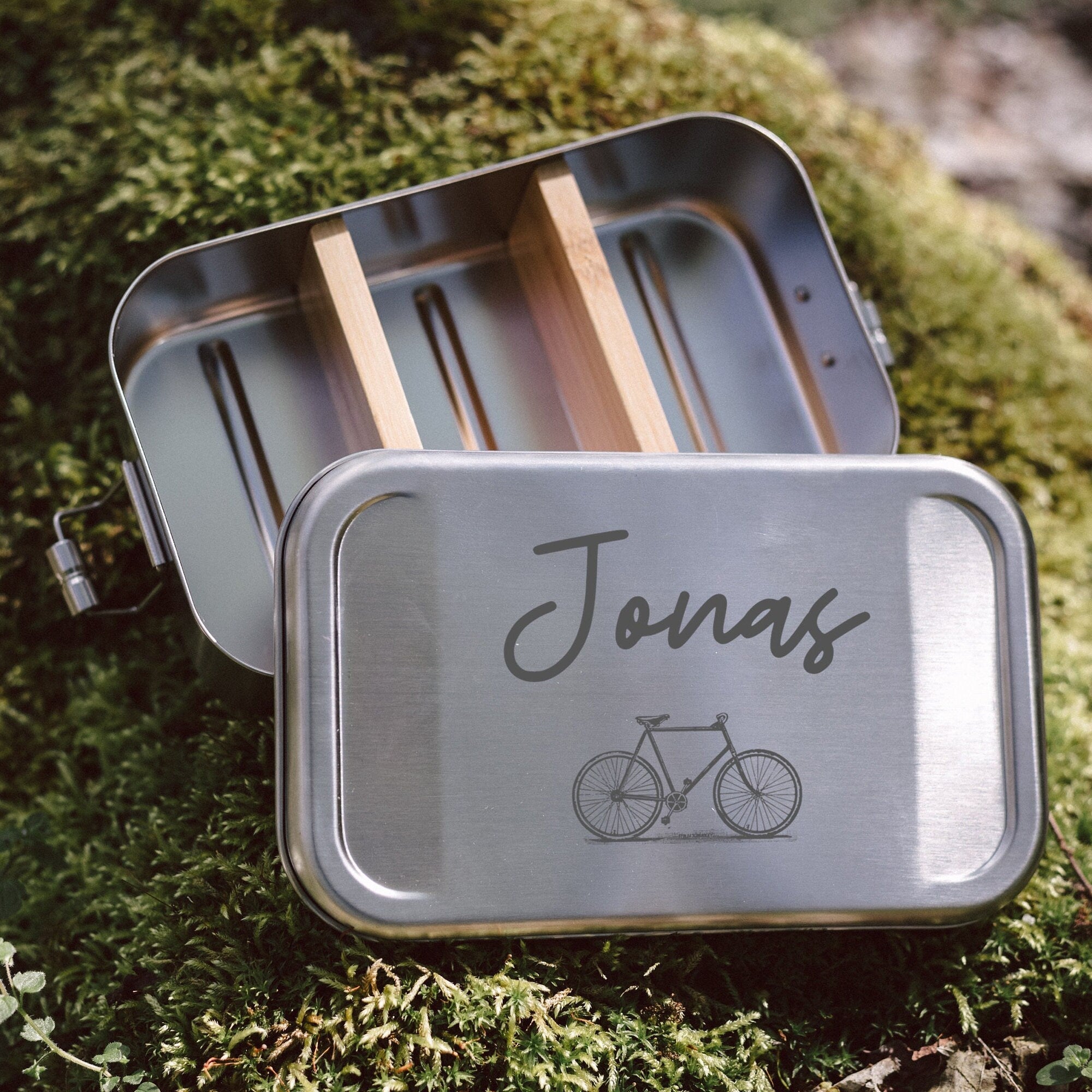 Fahrrad Geschenk, Radfahrer Männer Geschenke, Brotdose Rad, Brotdose Volledelstahl - Abenteuernah