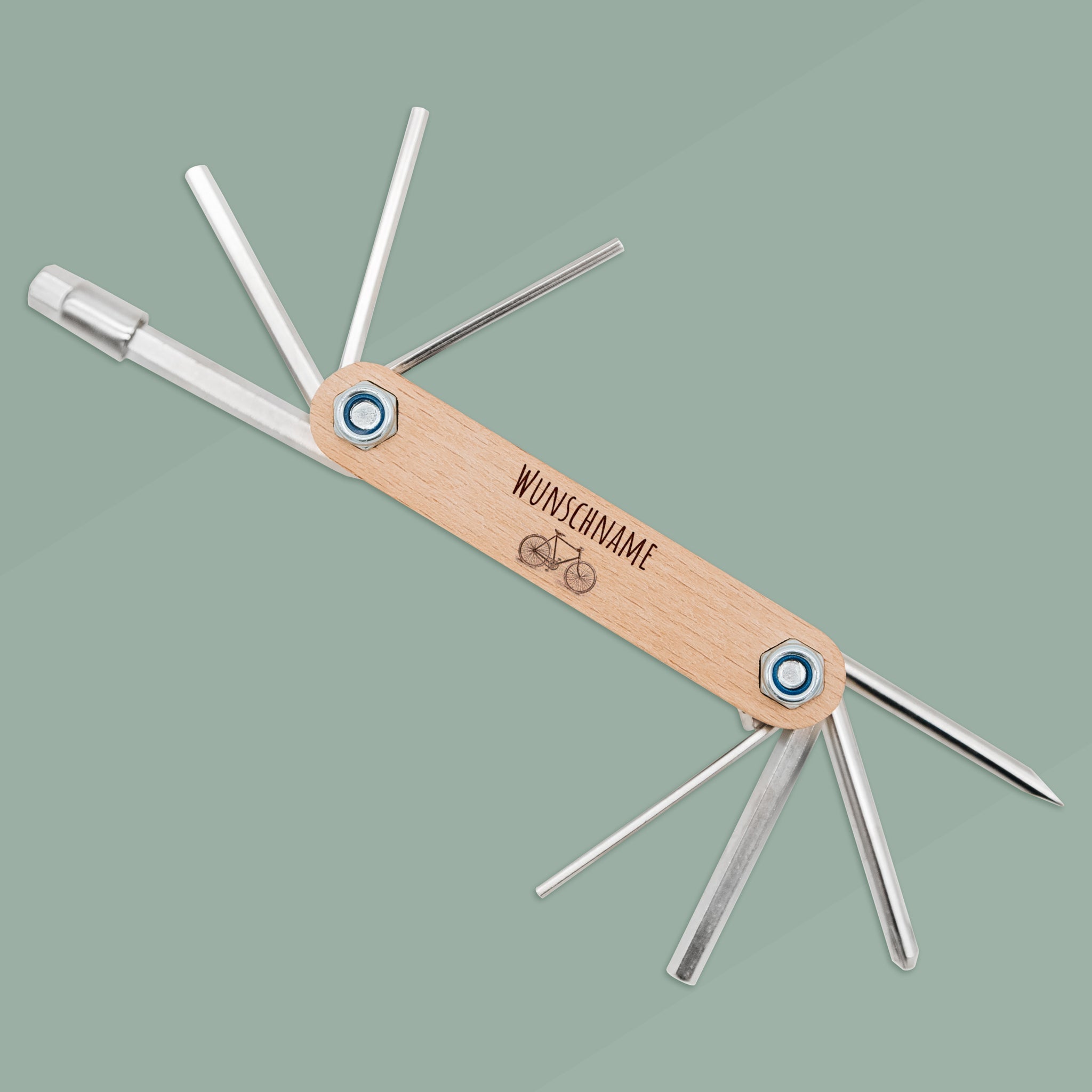 Fahrrad Multitool - Wunschname - Abenteuernah