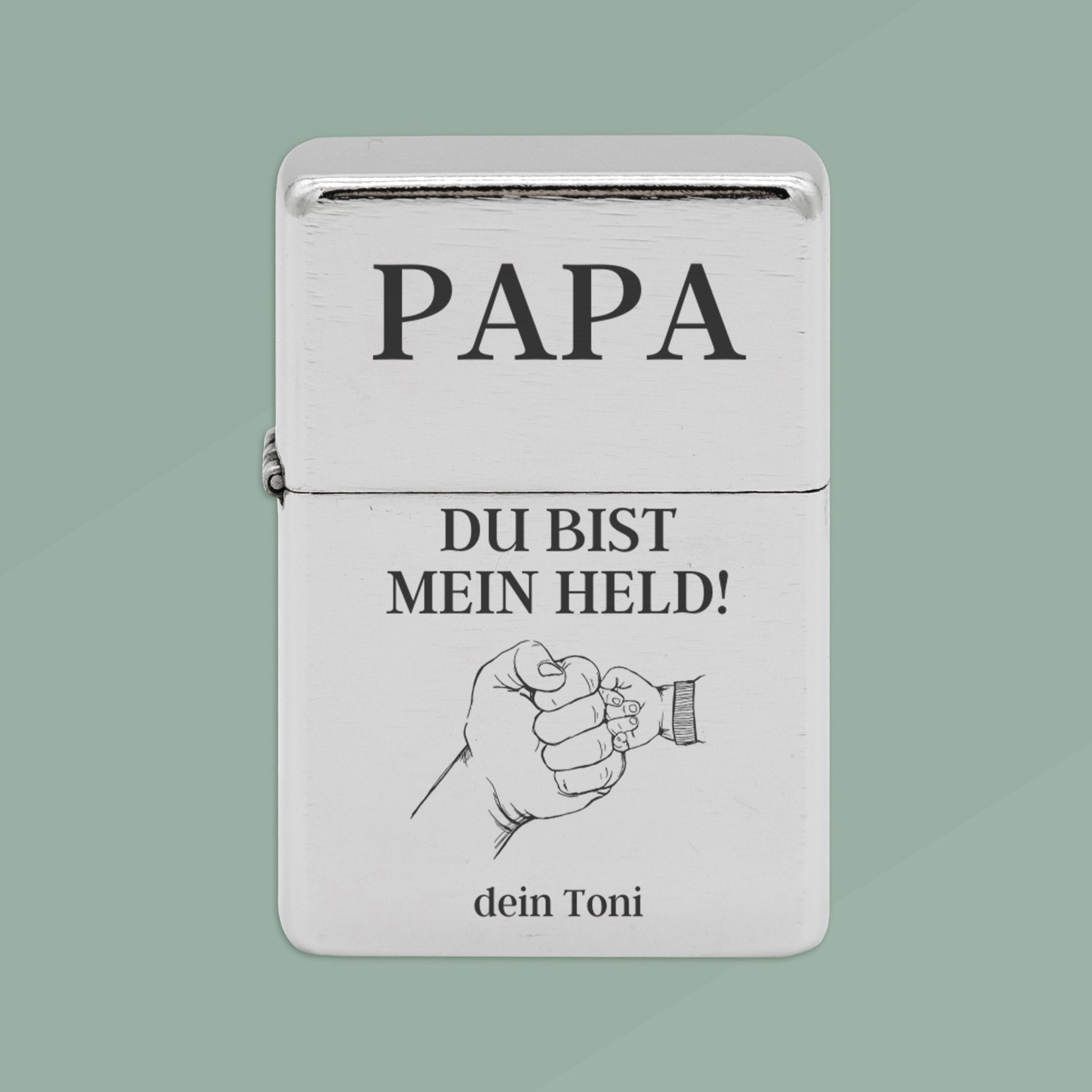 Feuerzeug - Papa mein Held - Abenteuernah