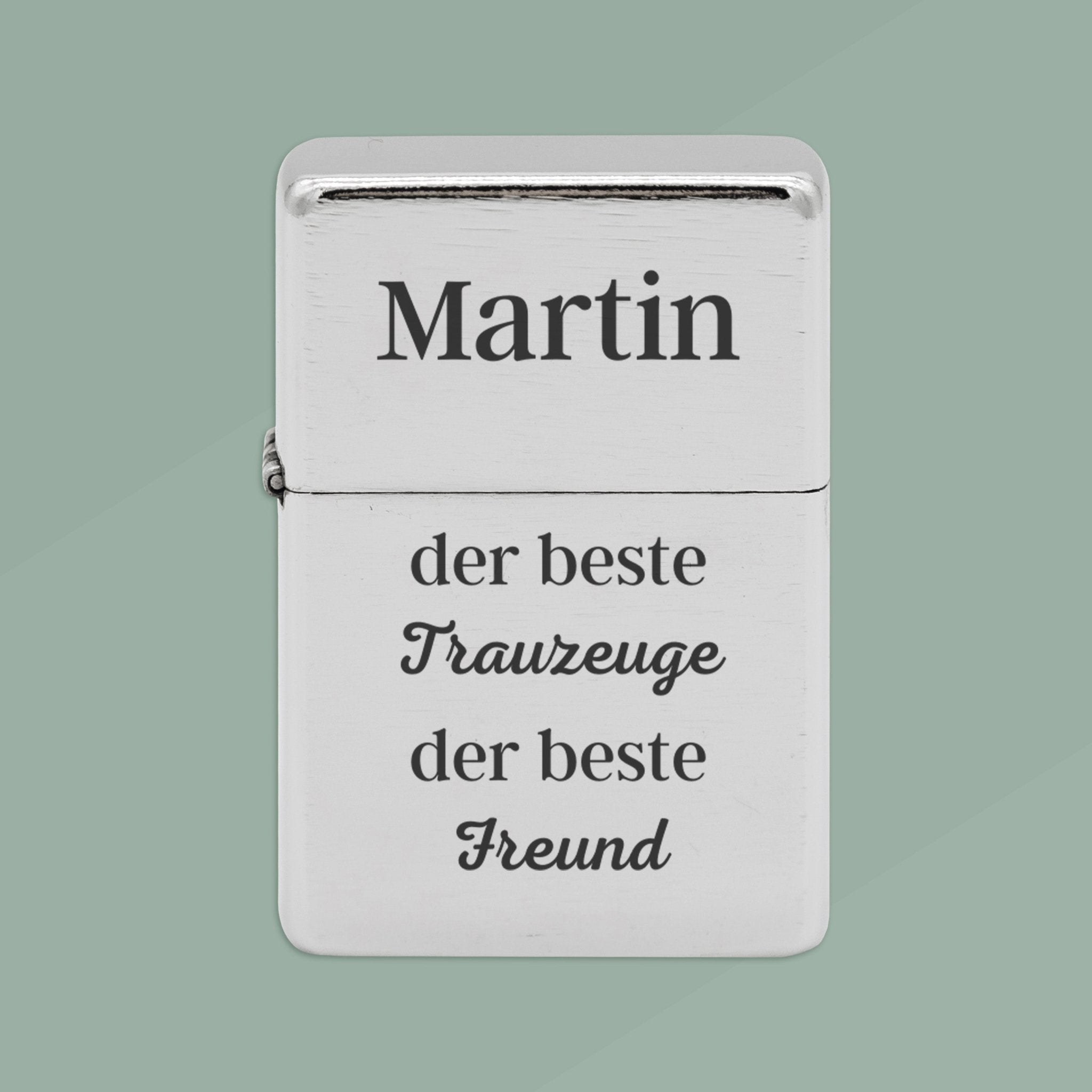 Feuerzeug - Trauzeuge - Abenteuernah