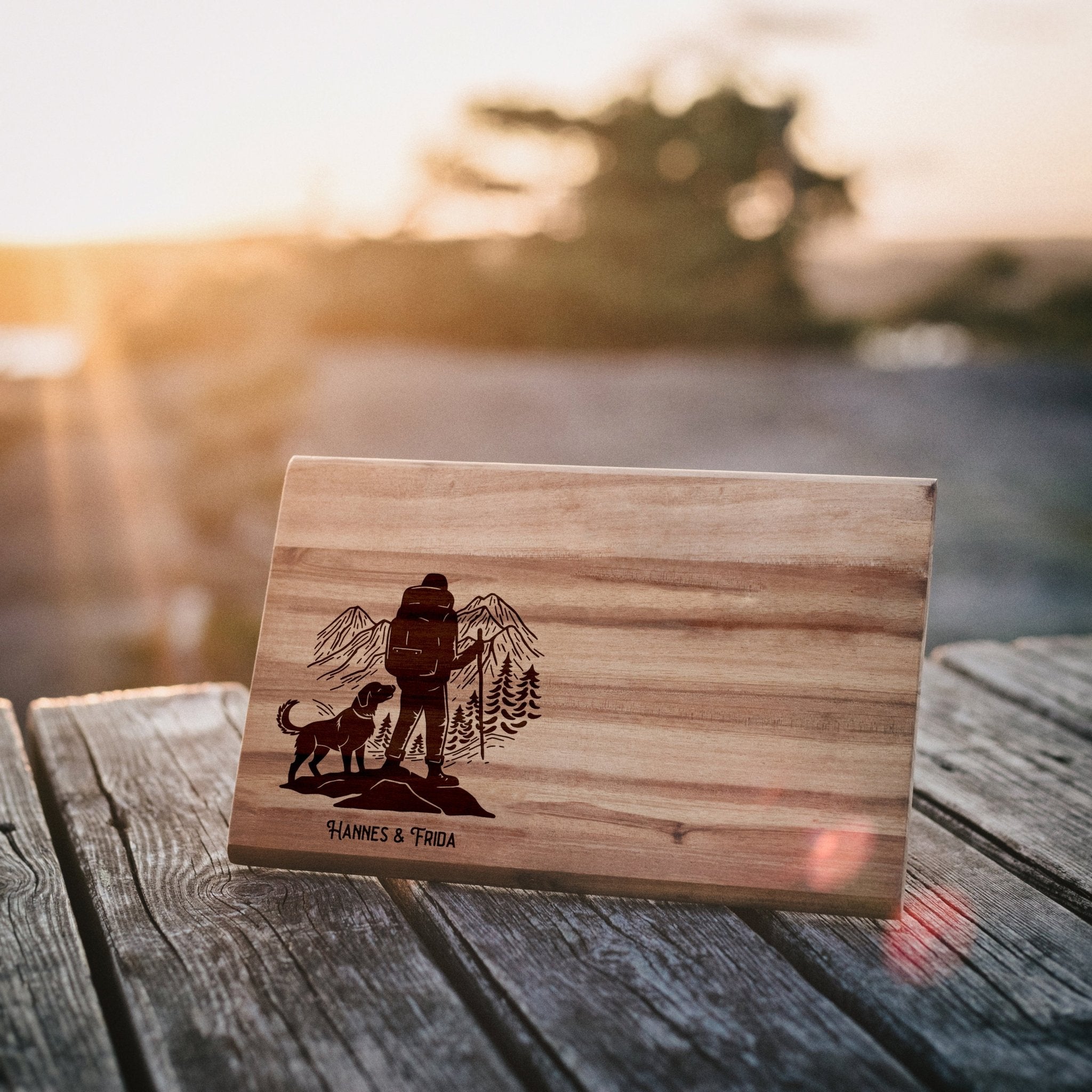 Frühstücksbrett Akazie - Wanderbuddy - Abenteuernah