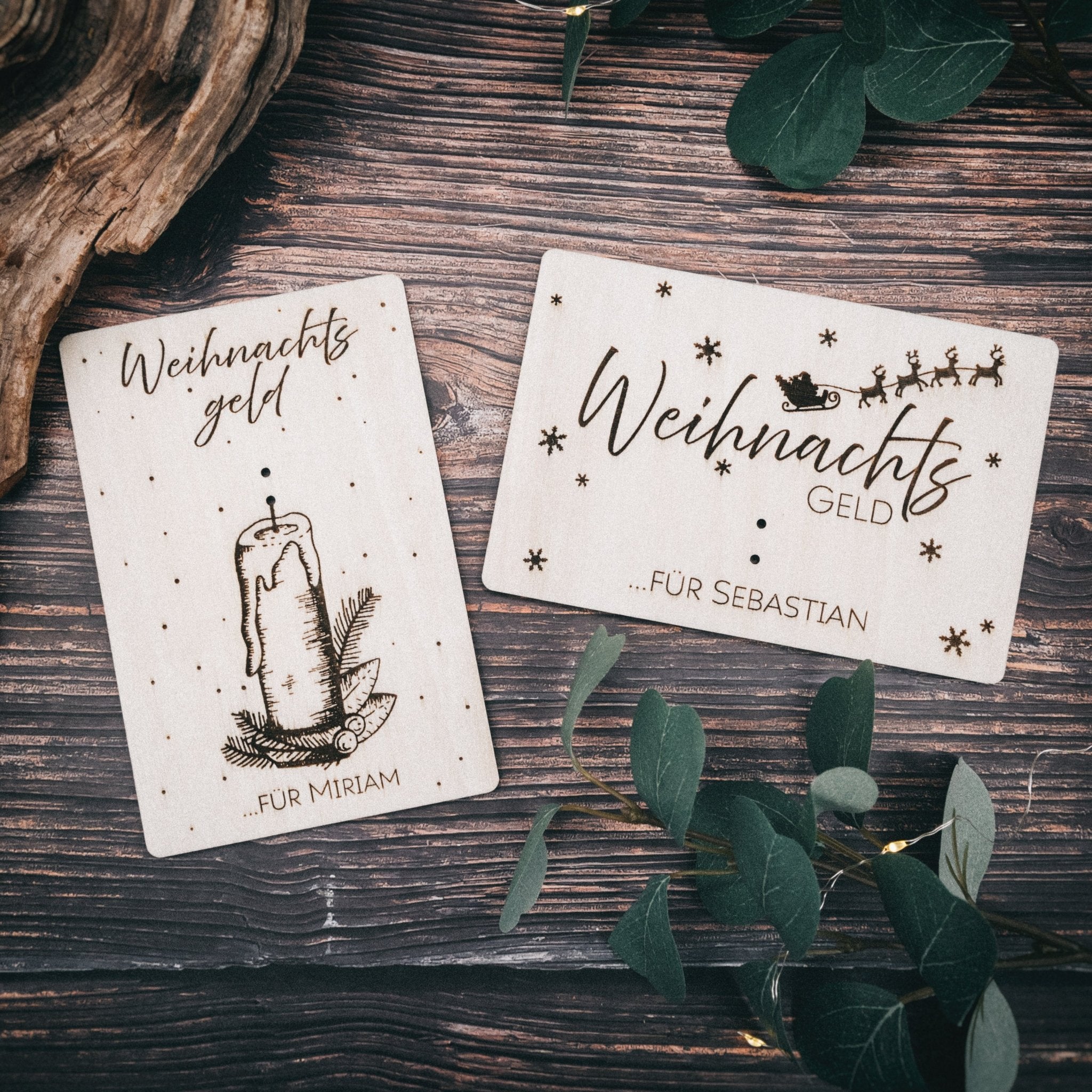 Geschenkkarte - Weihnachten mit Wunschname - Abenteuernah