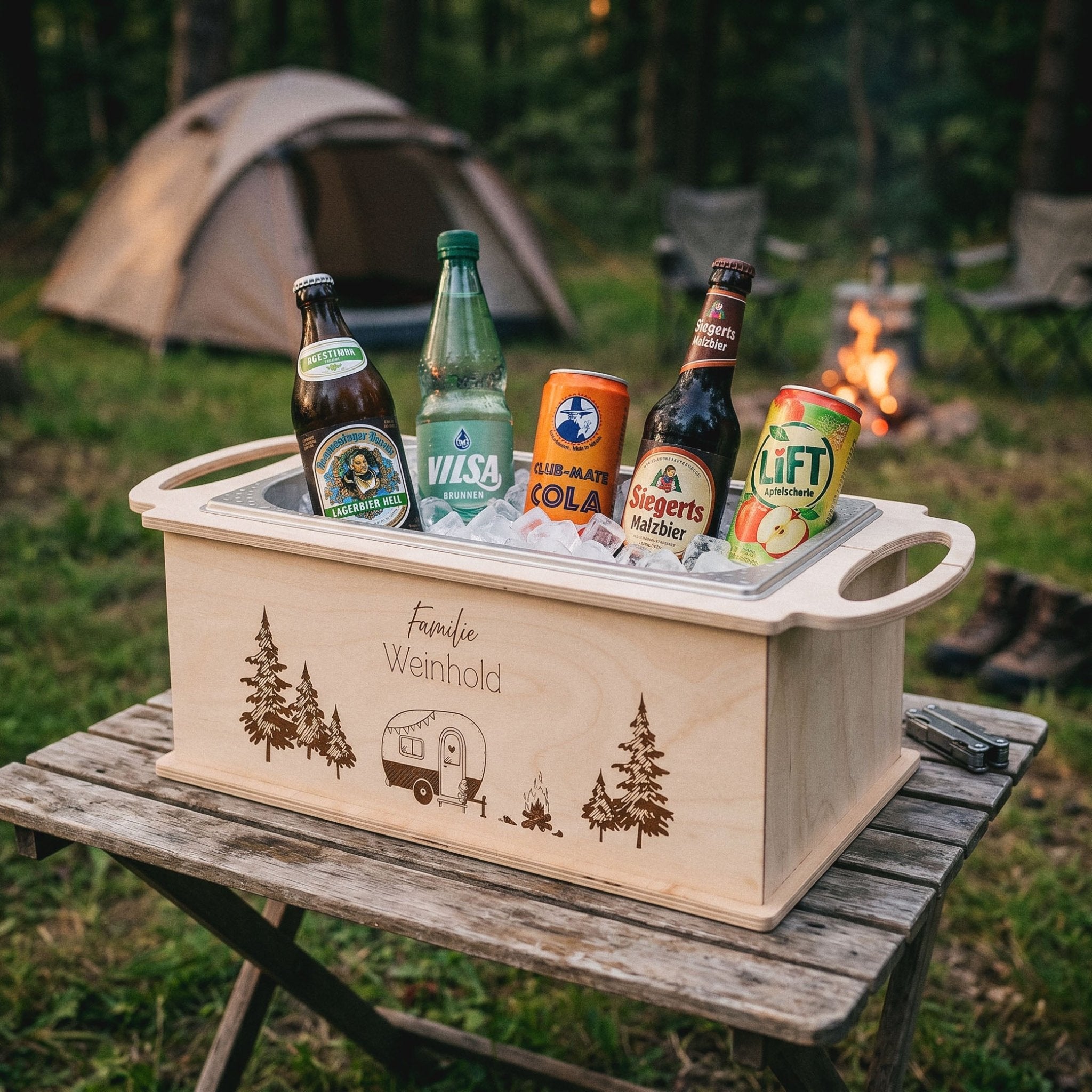 Getränkekühler personalisiert - Camping - Abenteuernah