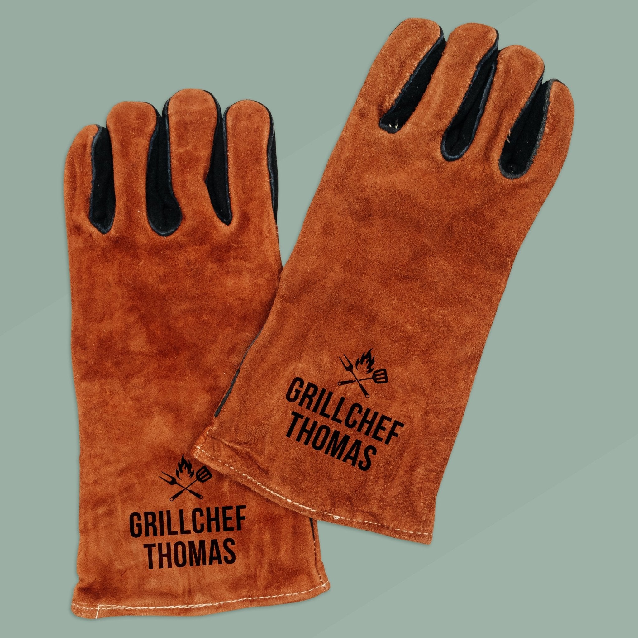 Grillhandschuh Leder - Grillchef - Abenteuernah