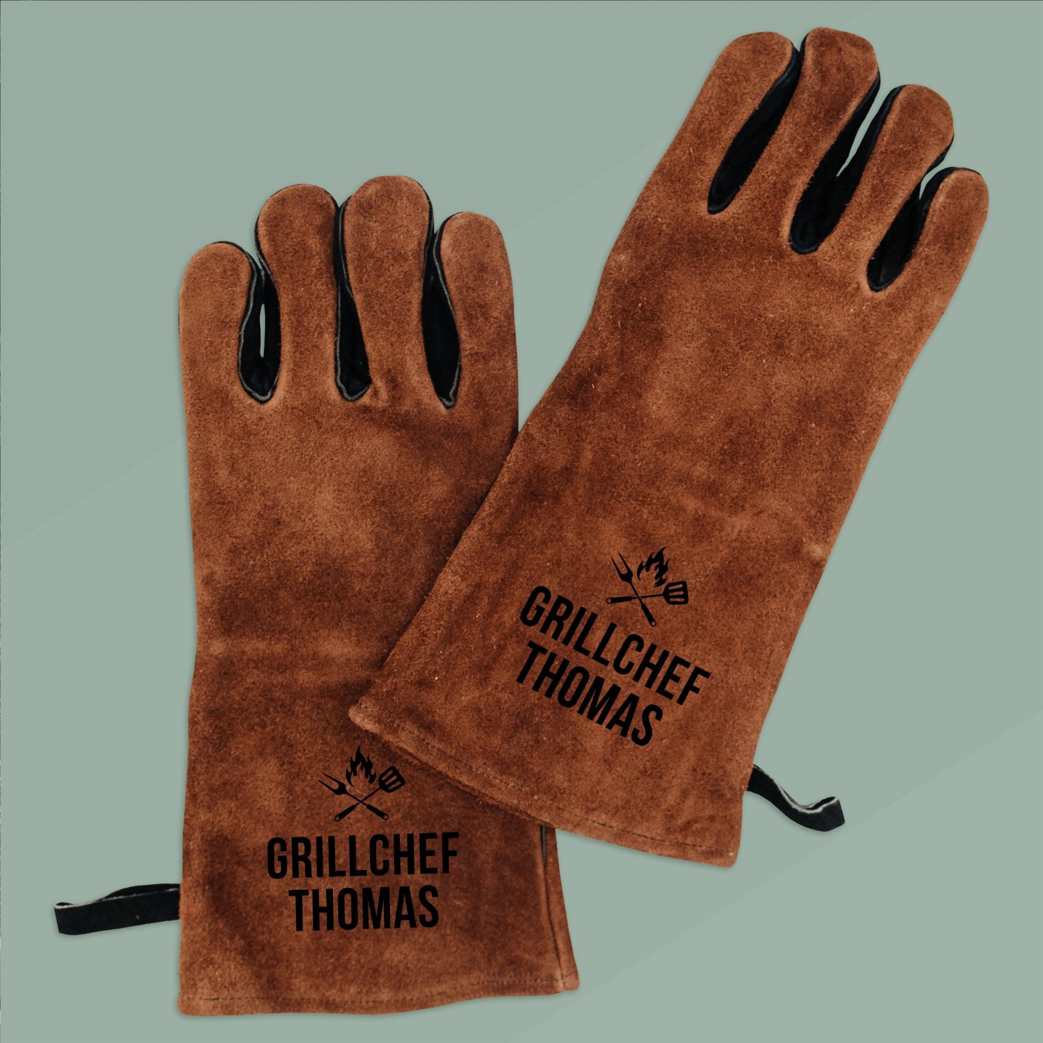Grillhandschuh Leder - Grillchef - Abenteuernah