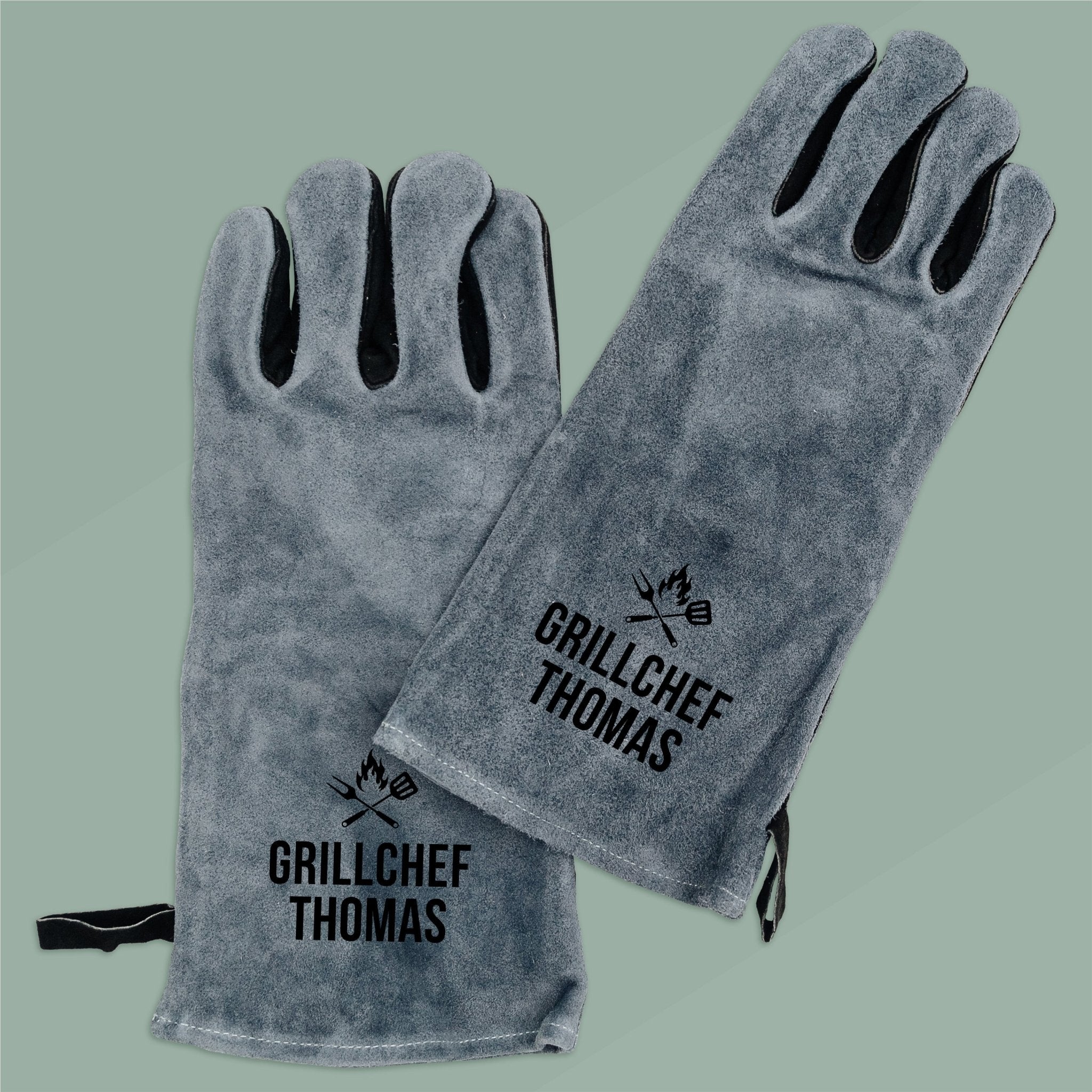 Grillhandschuh Leder - Grillchef - Abenteuernah