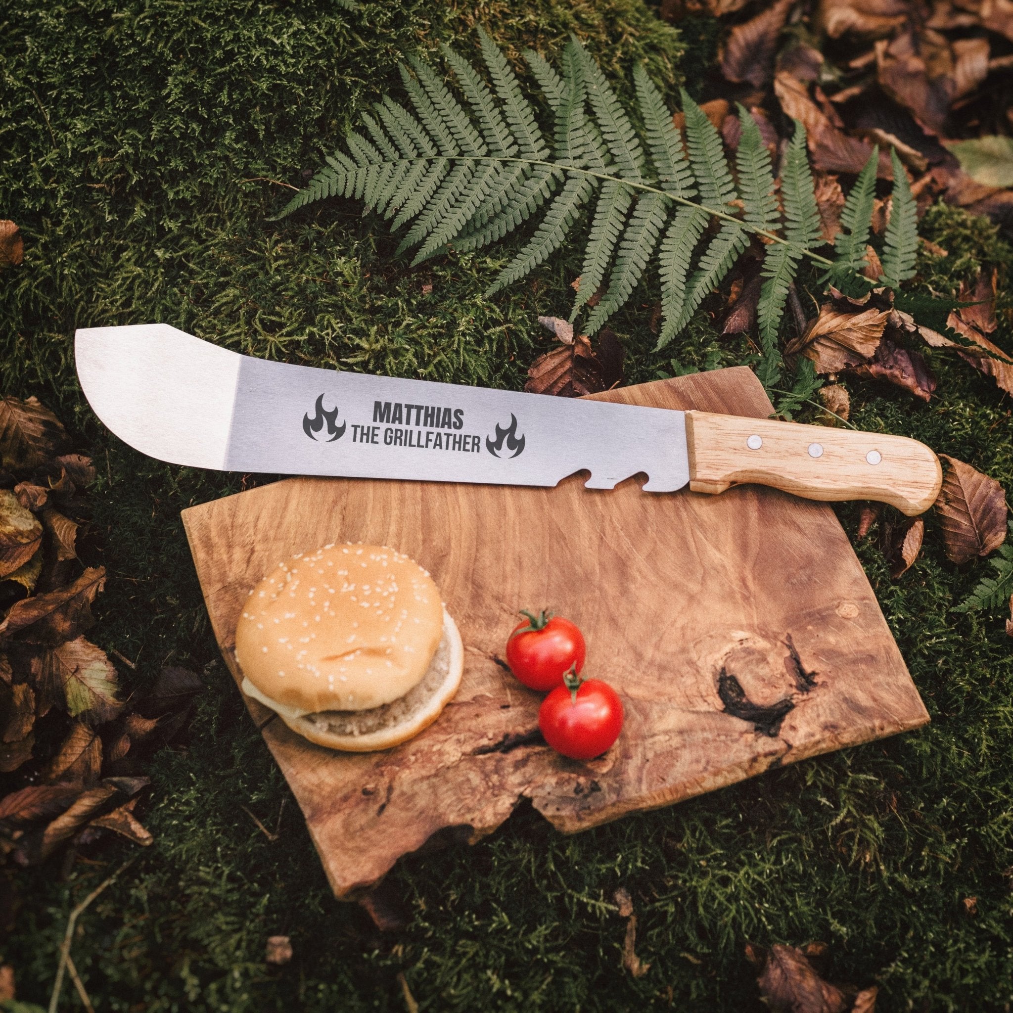 Grillmachete aus Edelstahl - The Grillfather - Abenteuernah